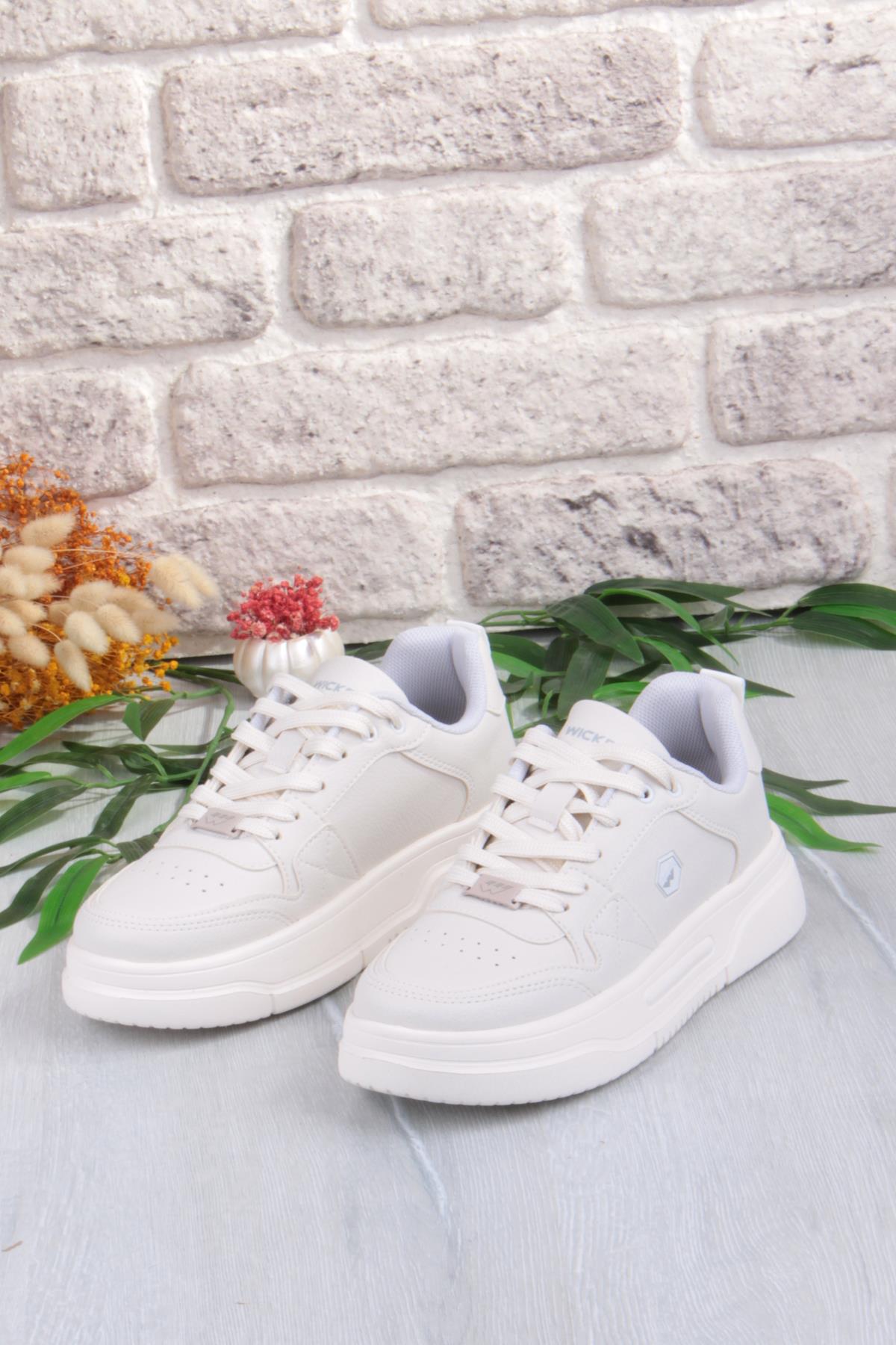 2933 Wks Rahat Hafif Kalın Taban Kadın Spor Ayakkabı - Görsel 7