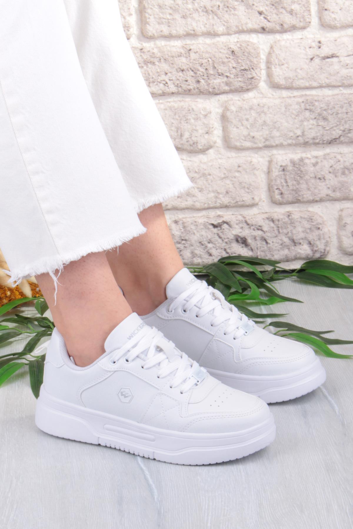 2933 Wks Rahat Hafif Kalın Taban Kadın Spor Ayakkabı - Görsel 2