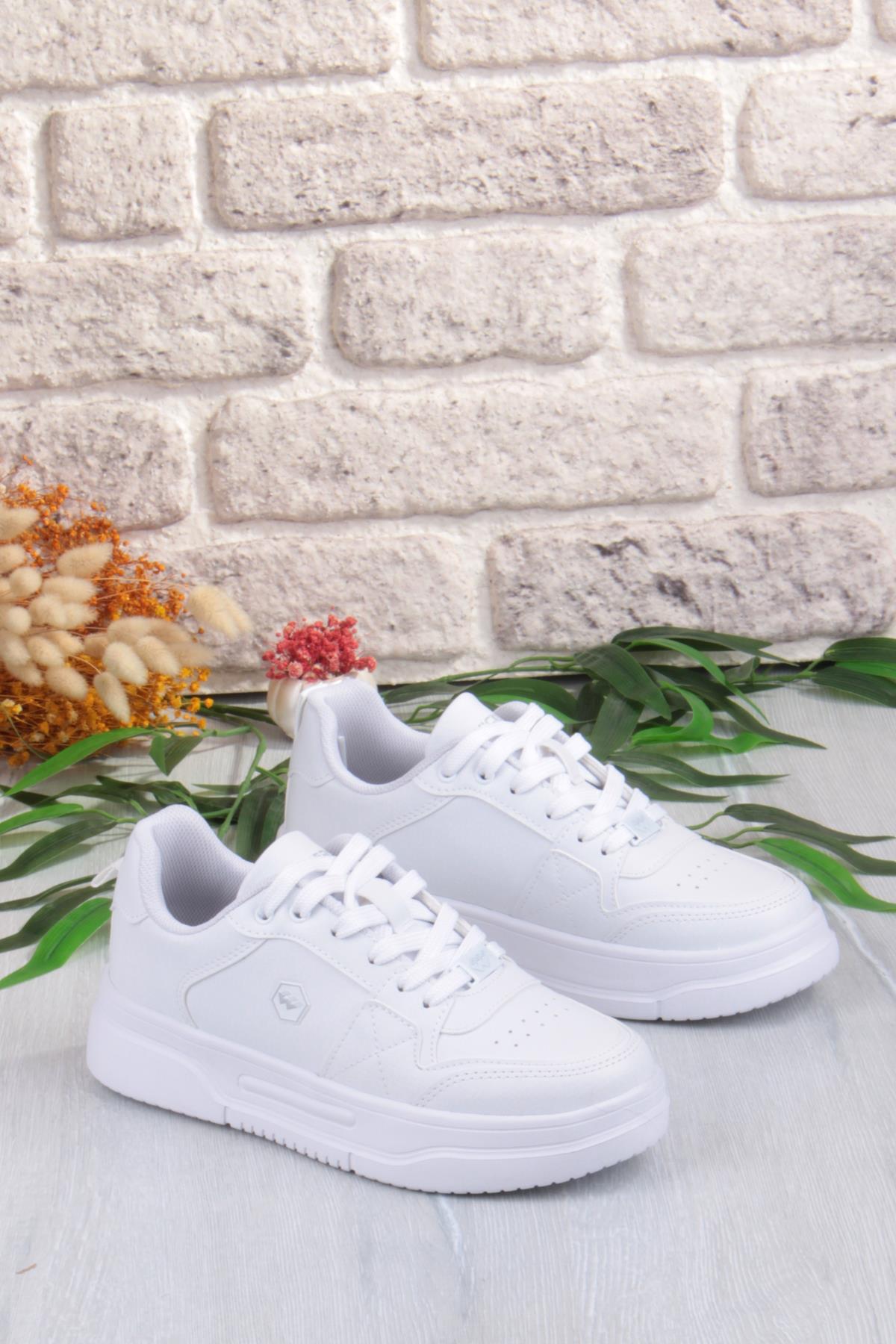 2933 Wks Rahat Hafif Kalın Taban Kadın Spor Ayakkabı - Görsel 6