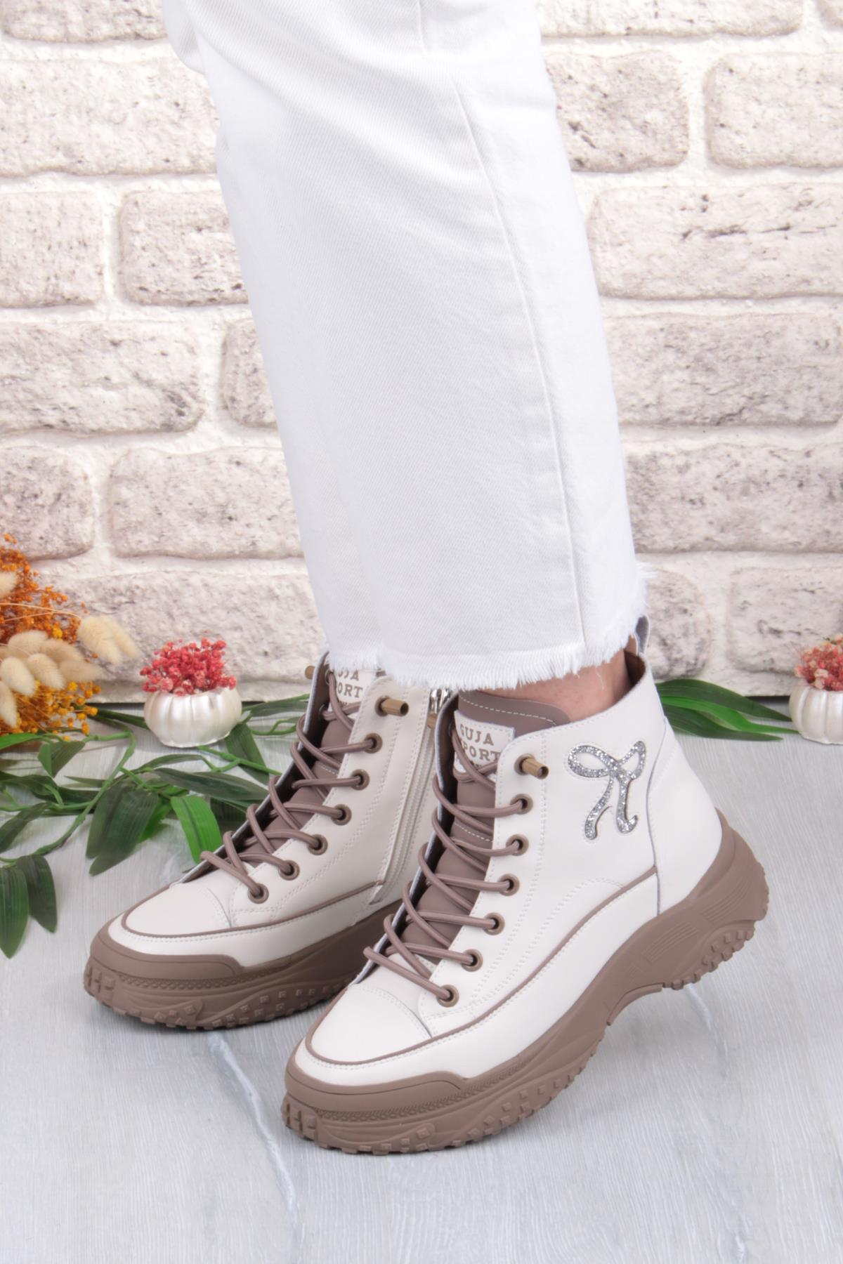 Alexis Rahat Esnek Lastik Bağçıklı Fermuarlı Kadın Bot - Görsel 3