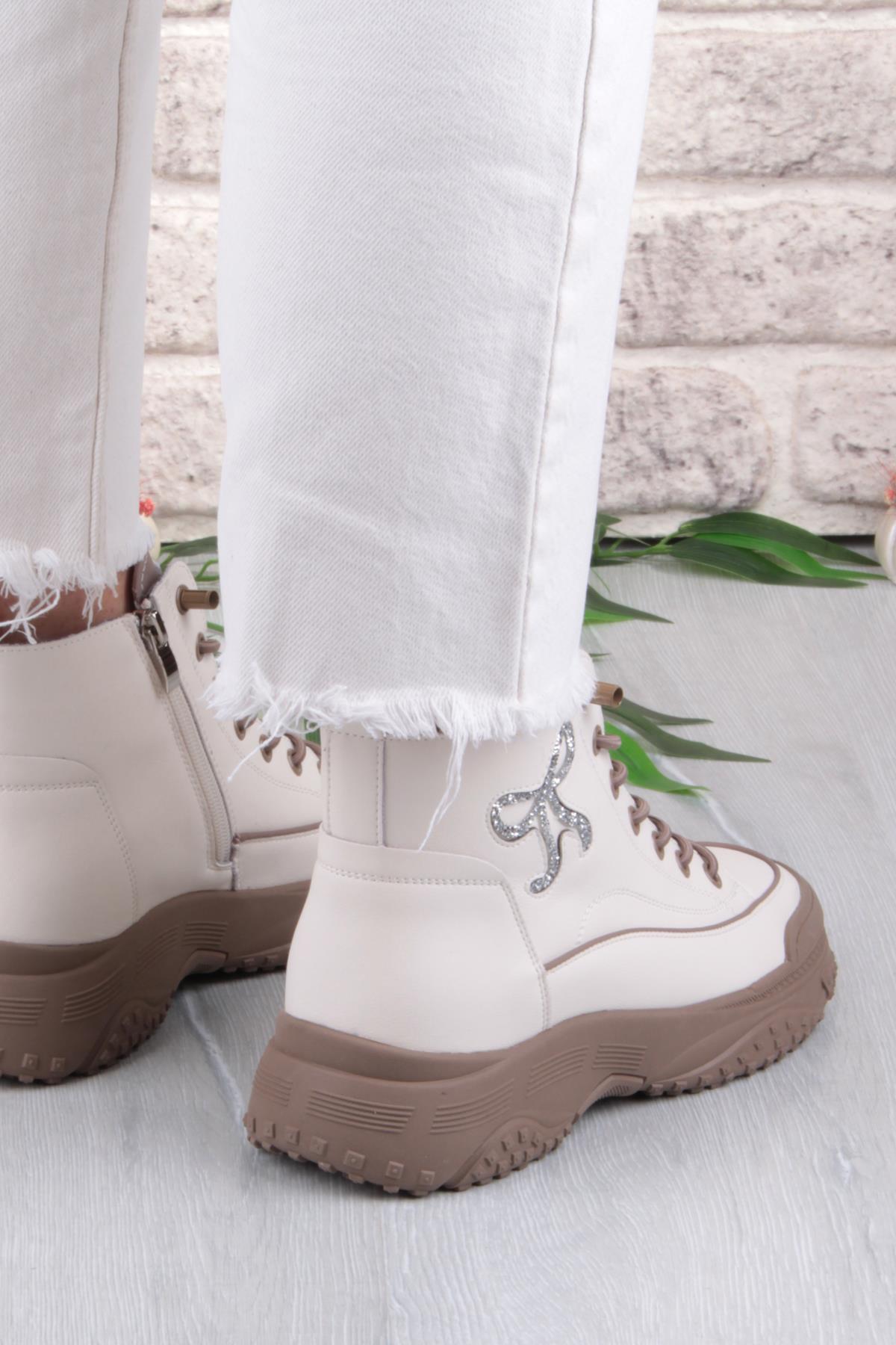 Alexis Rahat Esnek Lastik Bağçıklı Fermuarlı Kadın Bot - Görsel 5