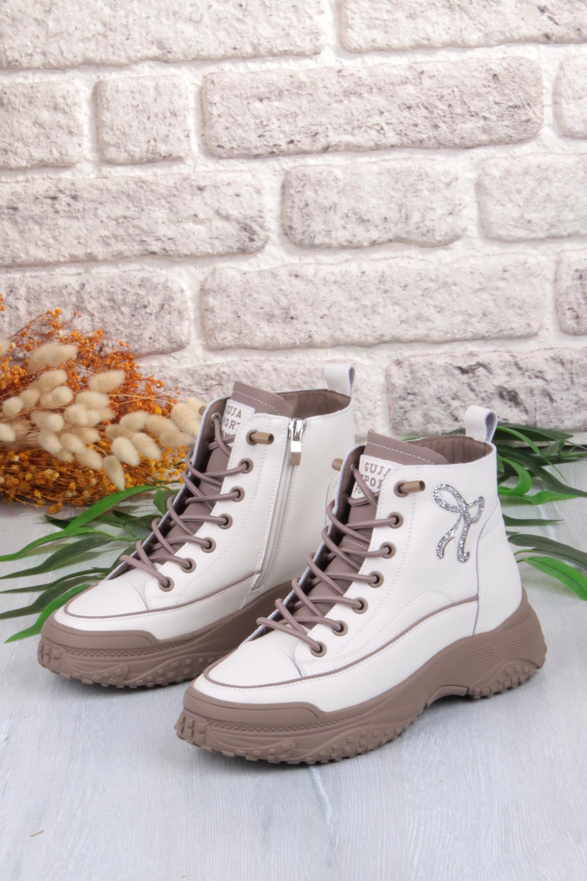 Alexis Rahat Esnek Lastik Bağçıklı Fermuarlı Kadın Bot - Görsel 7