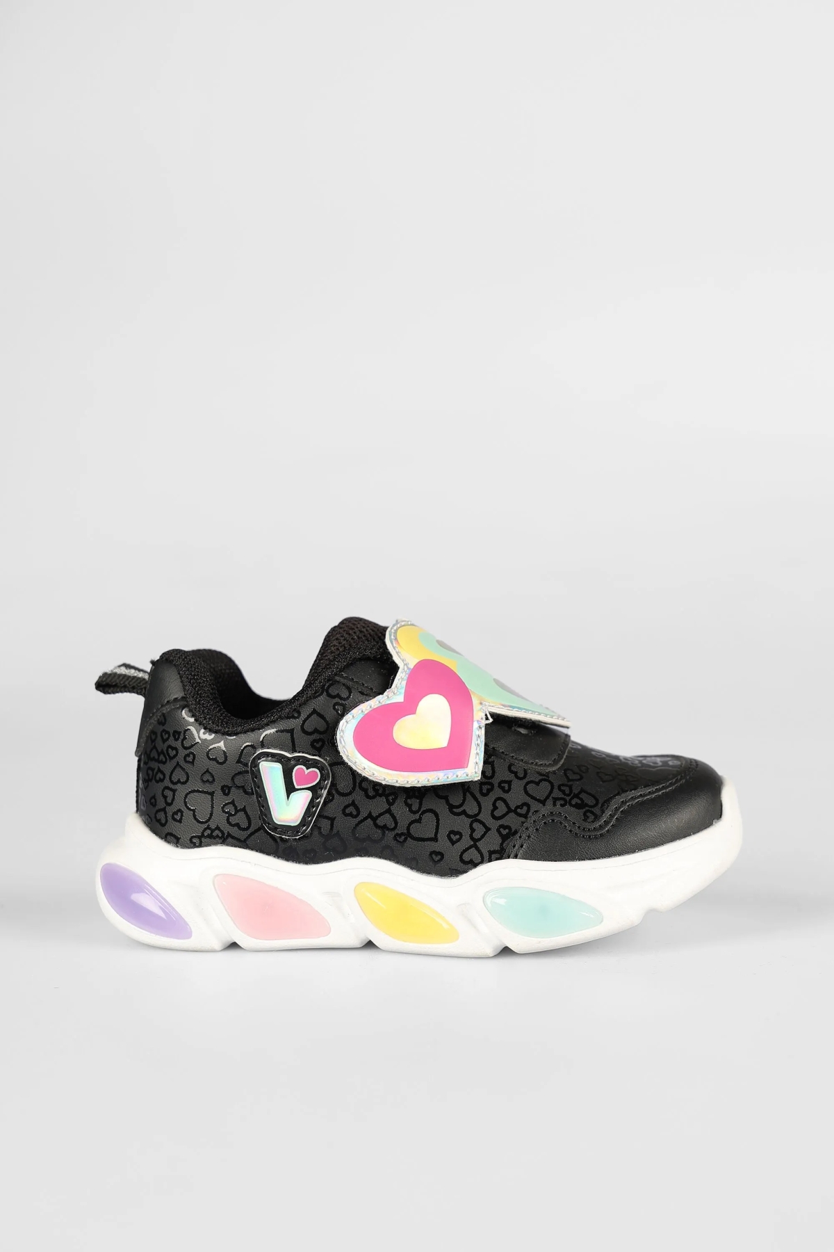 Lovely Kız Çocuk Işıklı Spor Sneaker Ayakkabı - Görsel 3