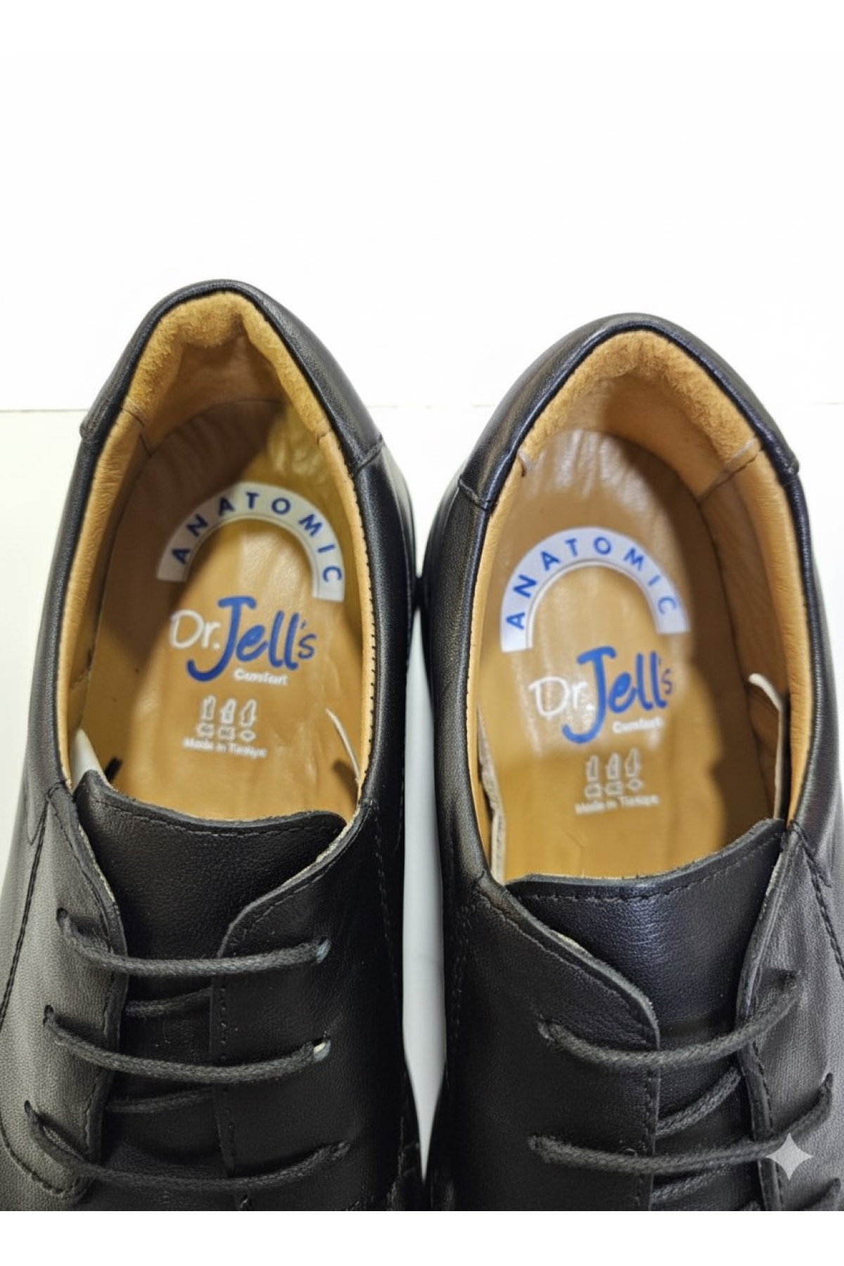 Komcero Dr.Jells Hakiki Deri Bağcıklı Kalın Taban Klasik Ayakkabı K1657-175 - Görsel 5