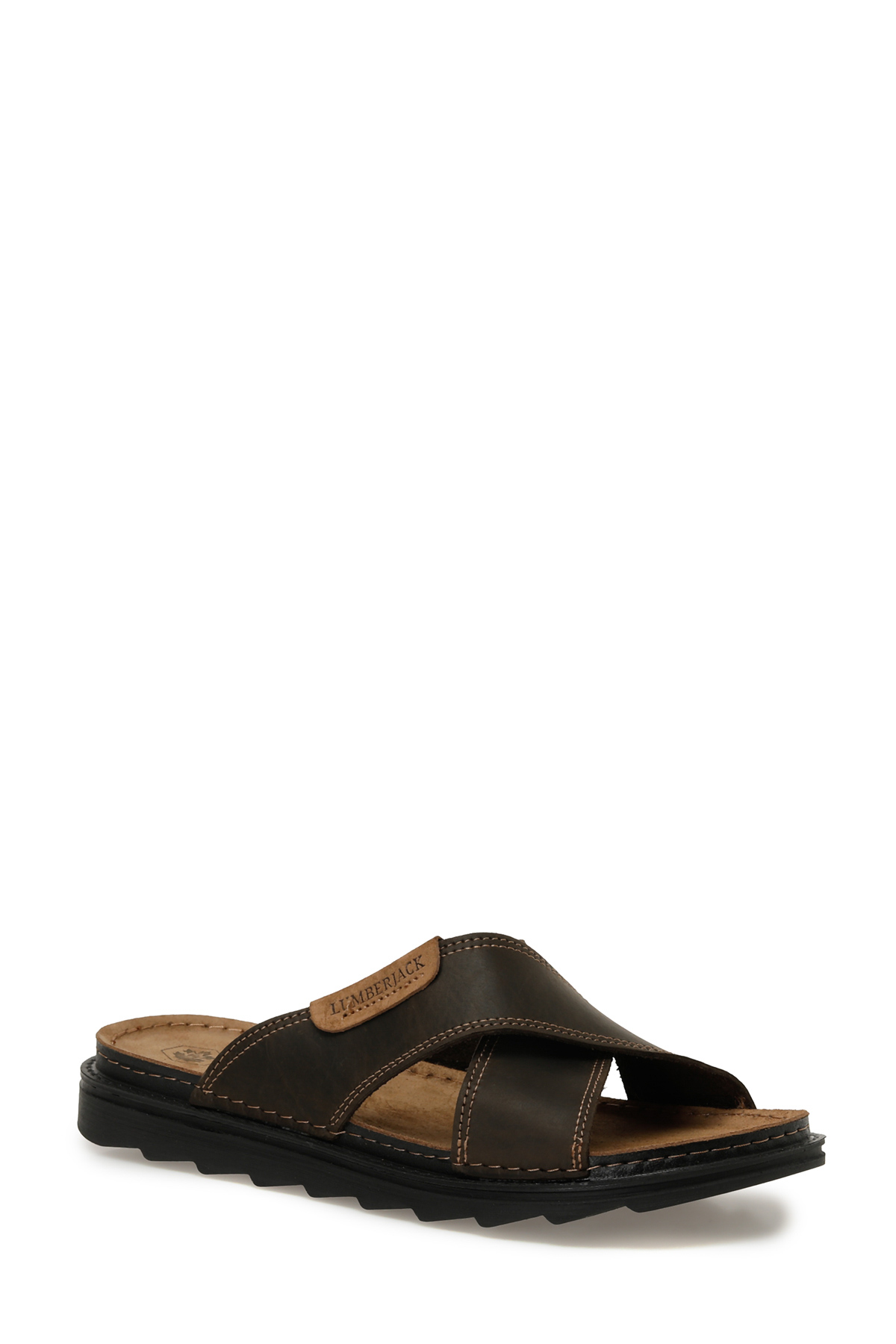 TRUCK 5FX Kahverengi Erkek Terlik - Görsel 4