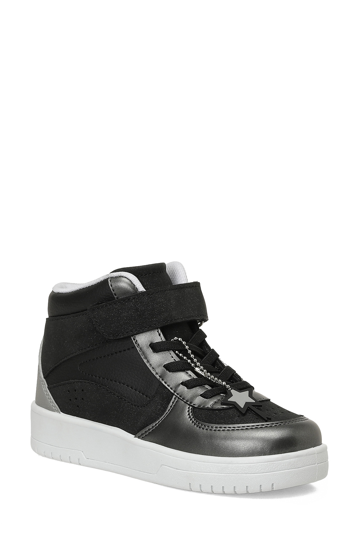 ANNES F 5PR Siyah Kız Çocuk High Sneaker - Görsel 3