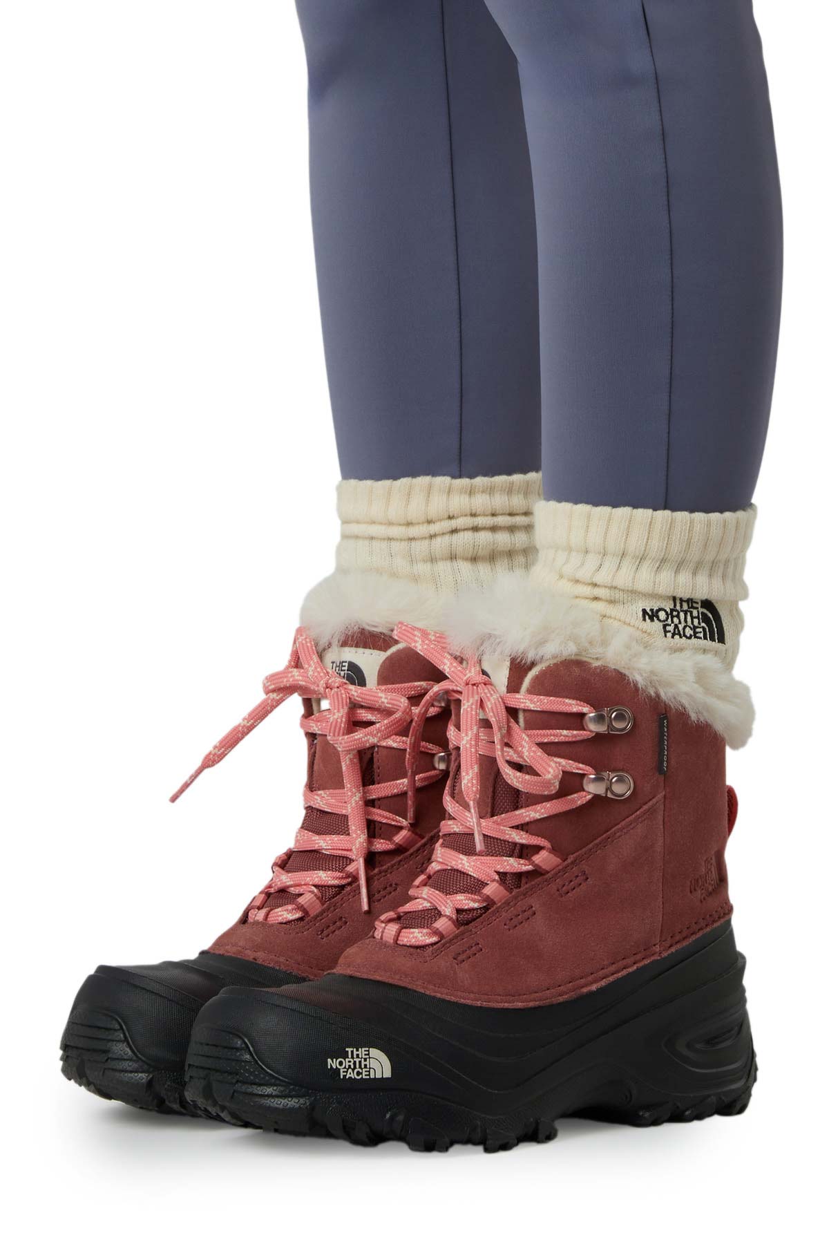 Y SHELLISTA V LACE WP Siyah Kadın Kürklü Bot - Görsel 3