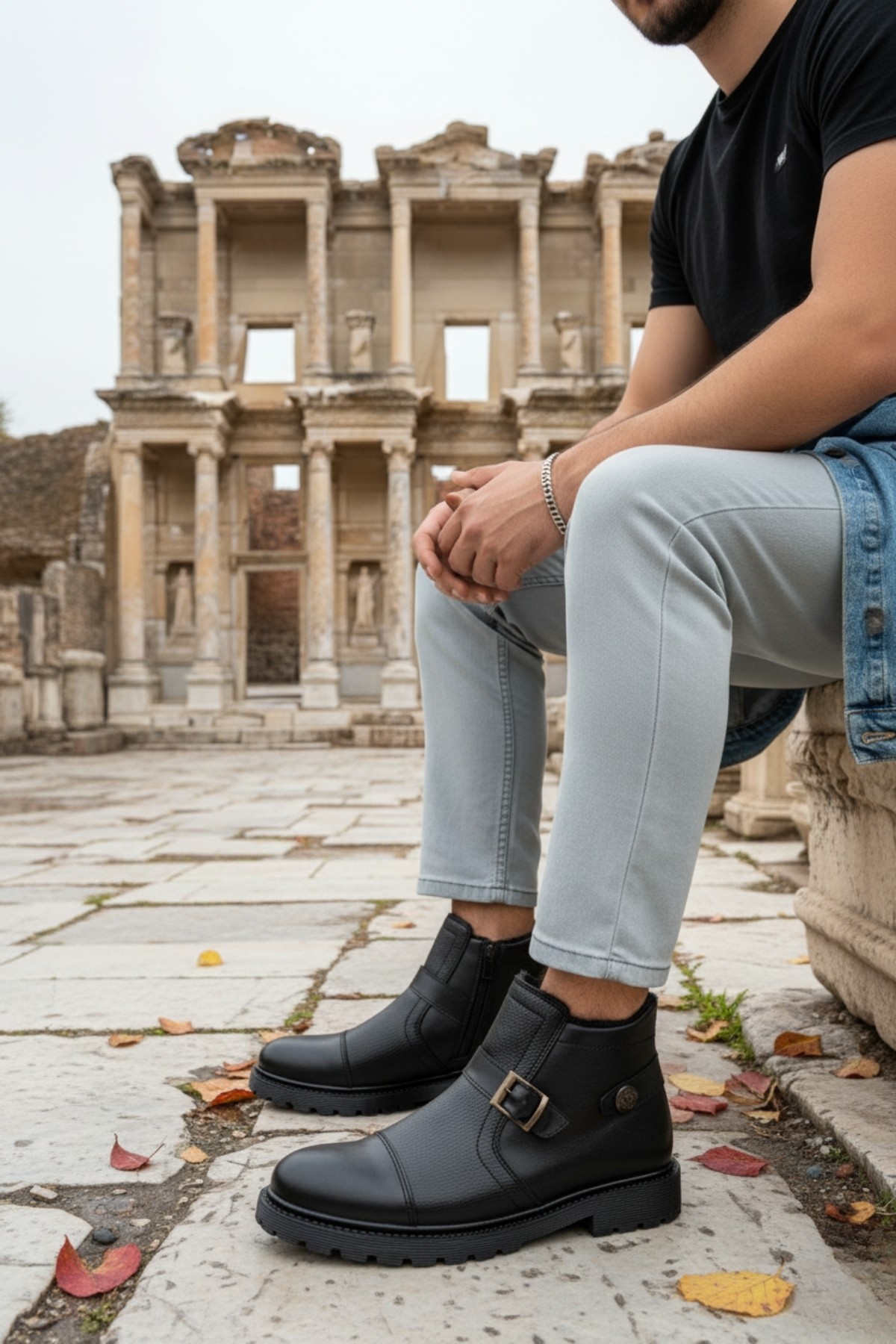 RODRİGUEZ Garantili Fermuarlı Kürklü Soğuk Geçirmez Erkek Bot - Görsel 2