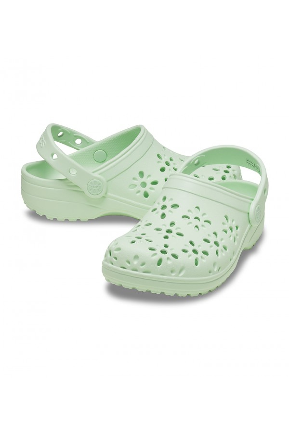 Classic Floral Cut Out Clog Kız Bebek Terlik 210944 - Görsel 4
