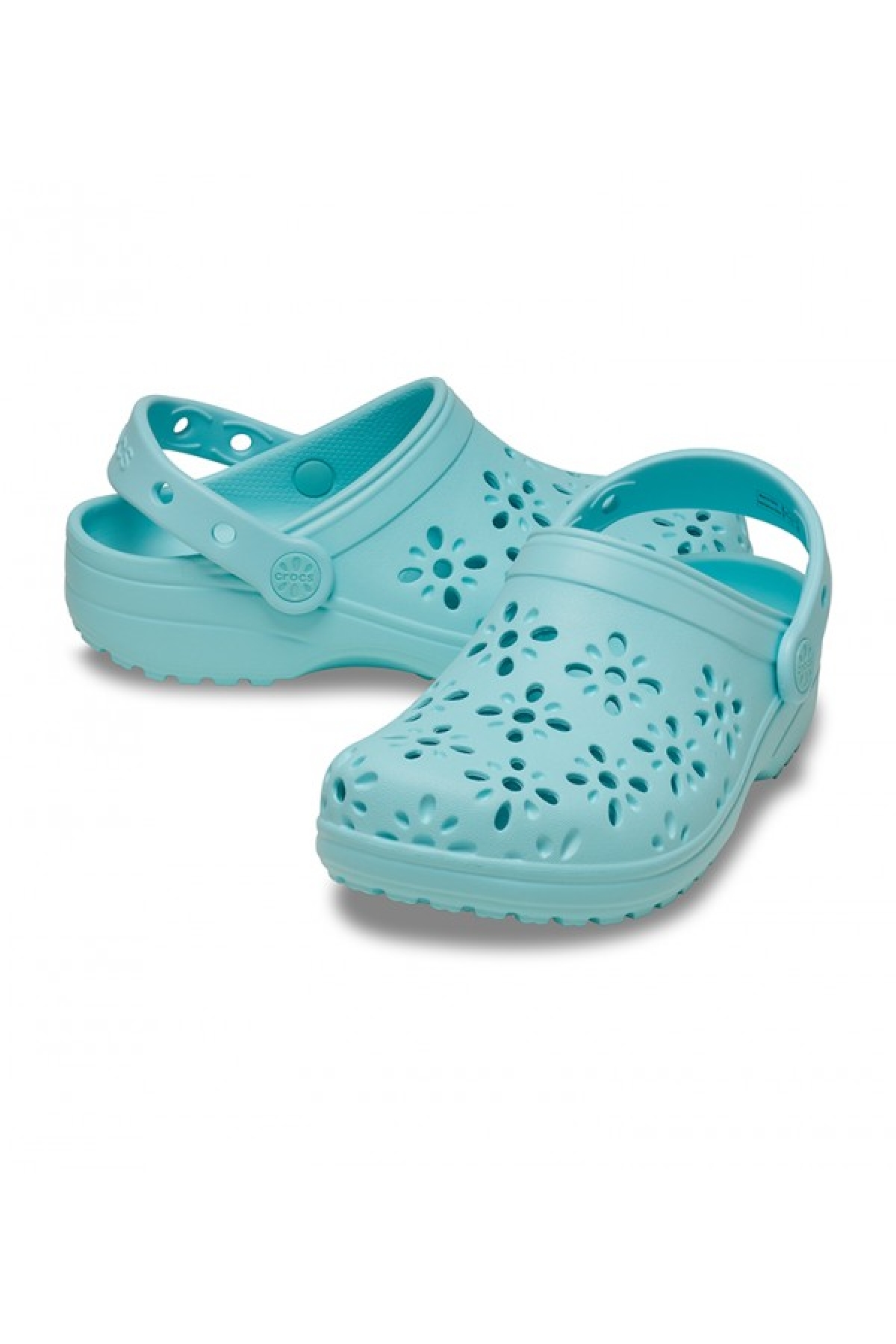 Classic Floral Cut Out Clog Kız Bebek Terlik 210944 - Görsel 4