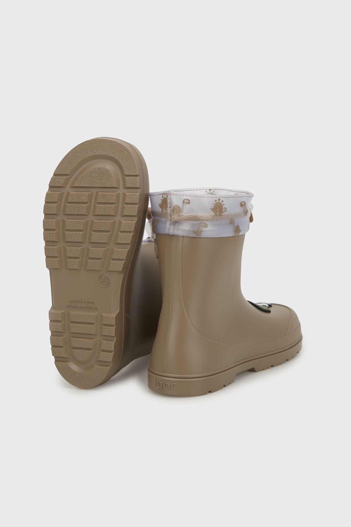 Unisex Çocuk Yağmur Çizmesi W10323 VİZON - Görsel 5