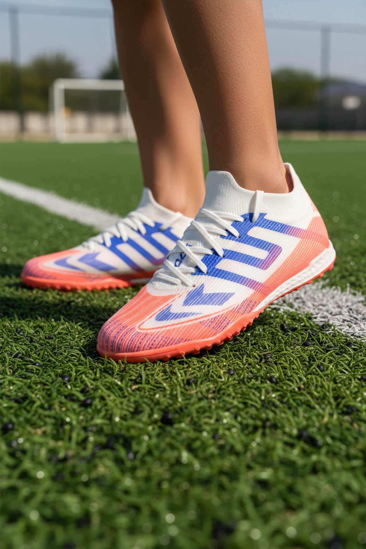 Beyaz Bağcıklı Erkek Halı Saha Ayakkabısı MH-252-149 M - Görsel 4