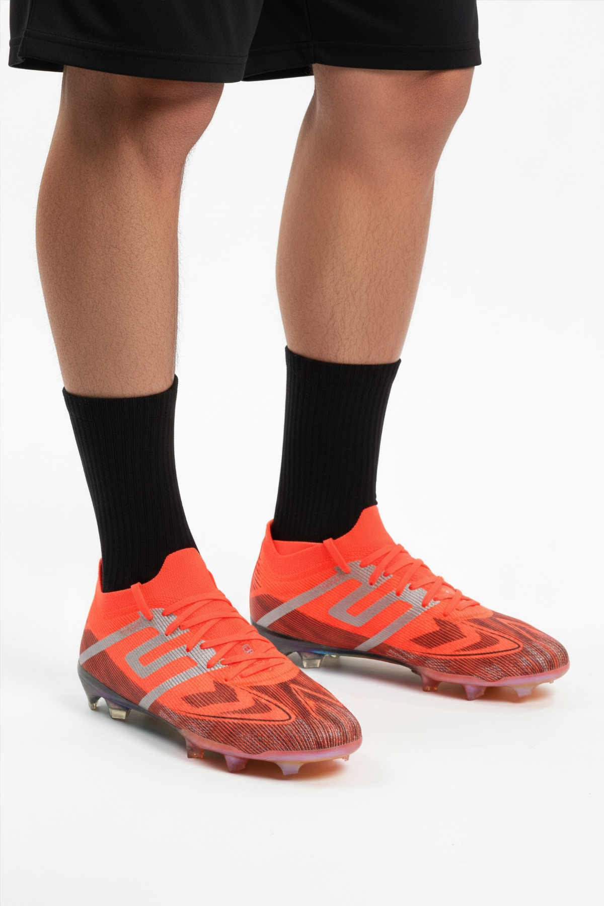 Kırmızı Bilekten Lastikli Bağcıklı Unisex Krampon GKP-252-149 G - Görsel 2