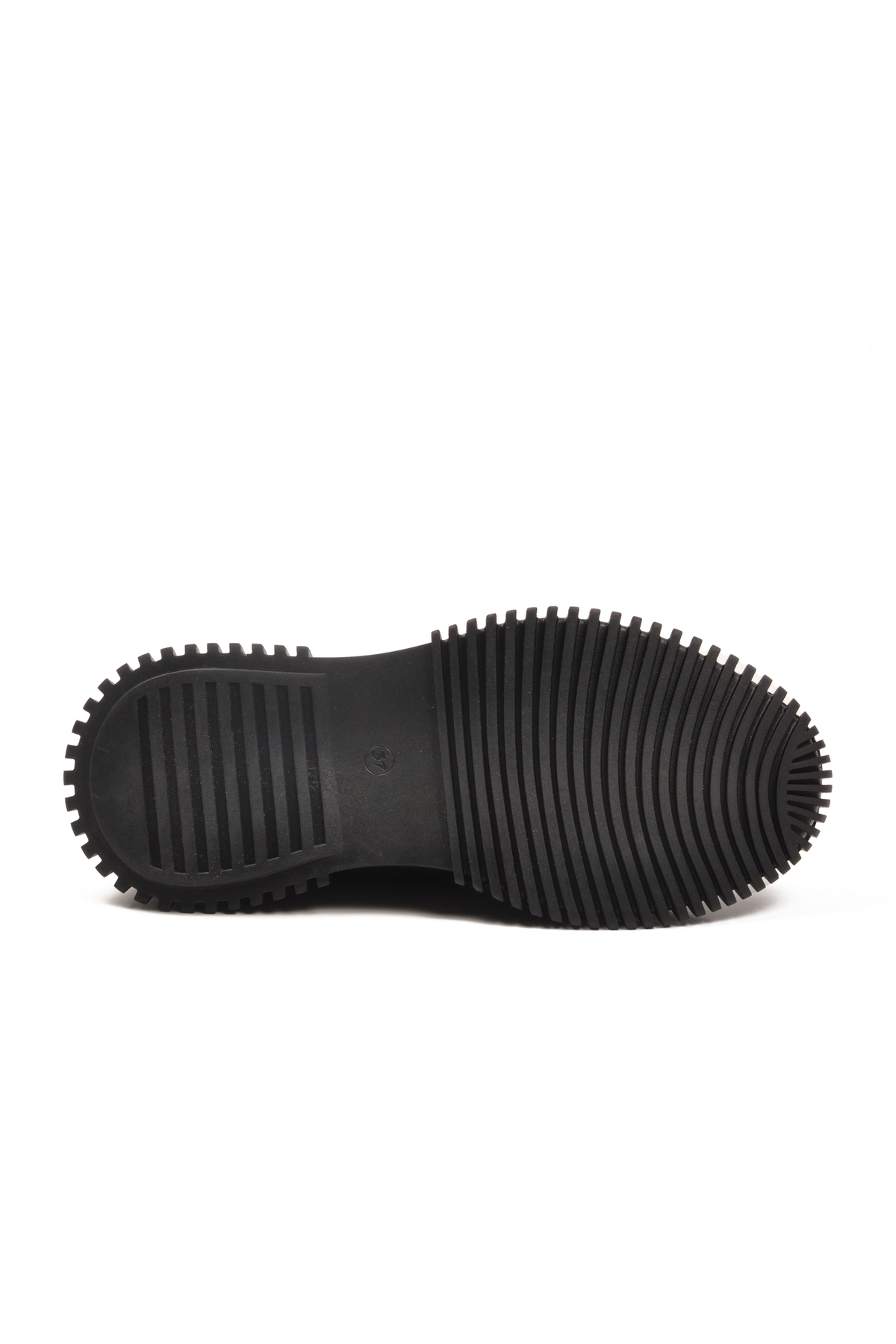 Siyah Hakiki Deri Kaymaz Taban Kadın Casual Ayakkabı 25405007K Z - Görsel 6