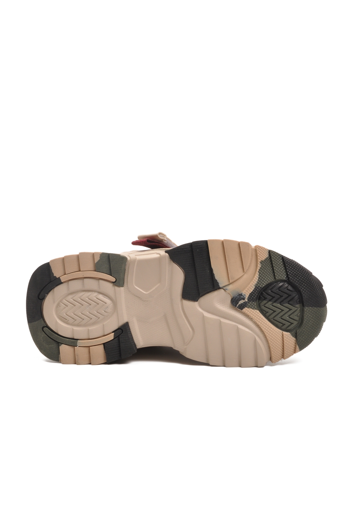 Krem Cırtlı Hafif Esnek Erkek Çocuk Spor Ayakkabı 2021 F - Görsel 6