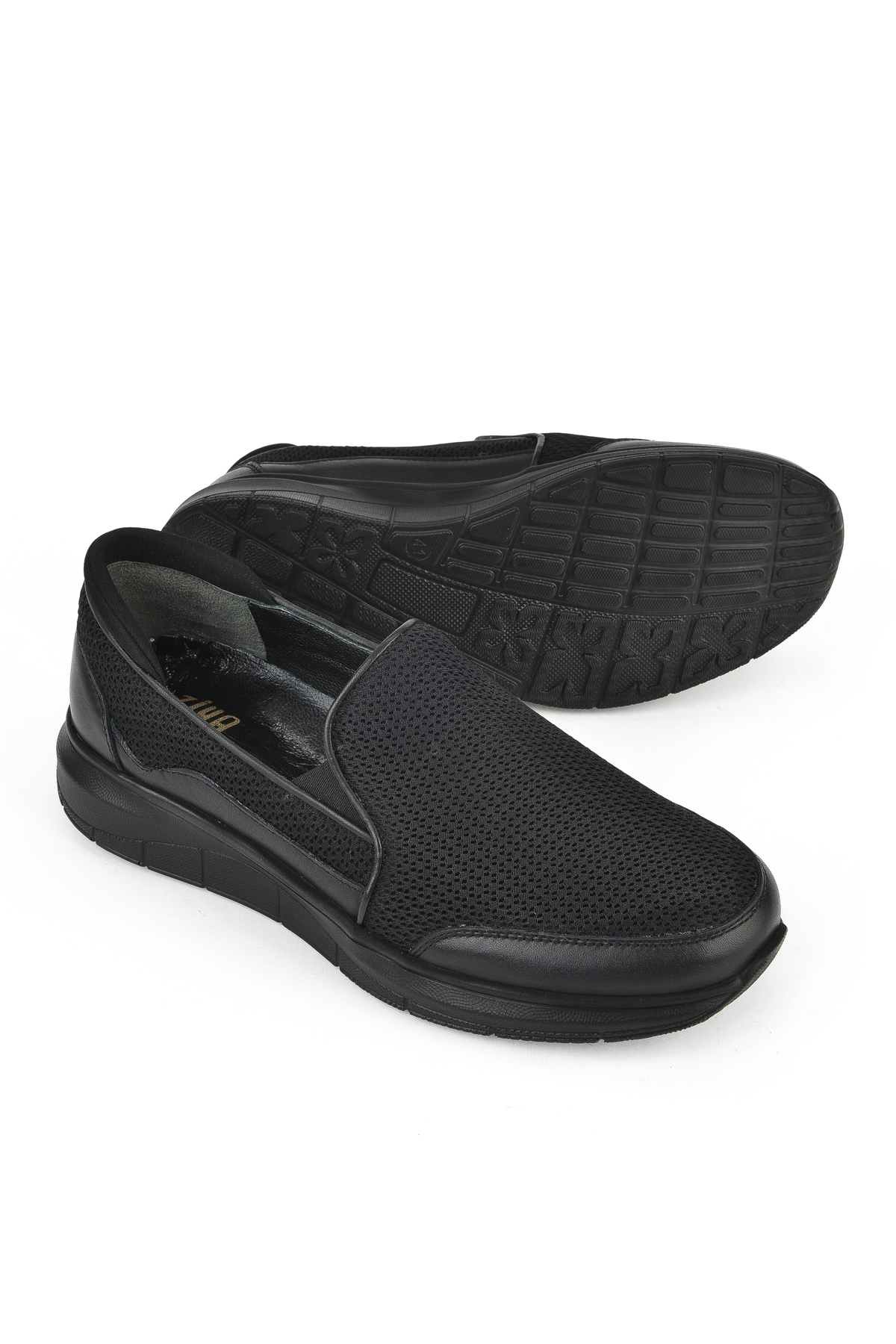 Erkek Hakiki Deri Konfor Ayakkabı 151123Z3680 Siyah - Görsel 5