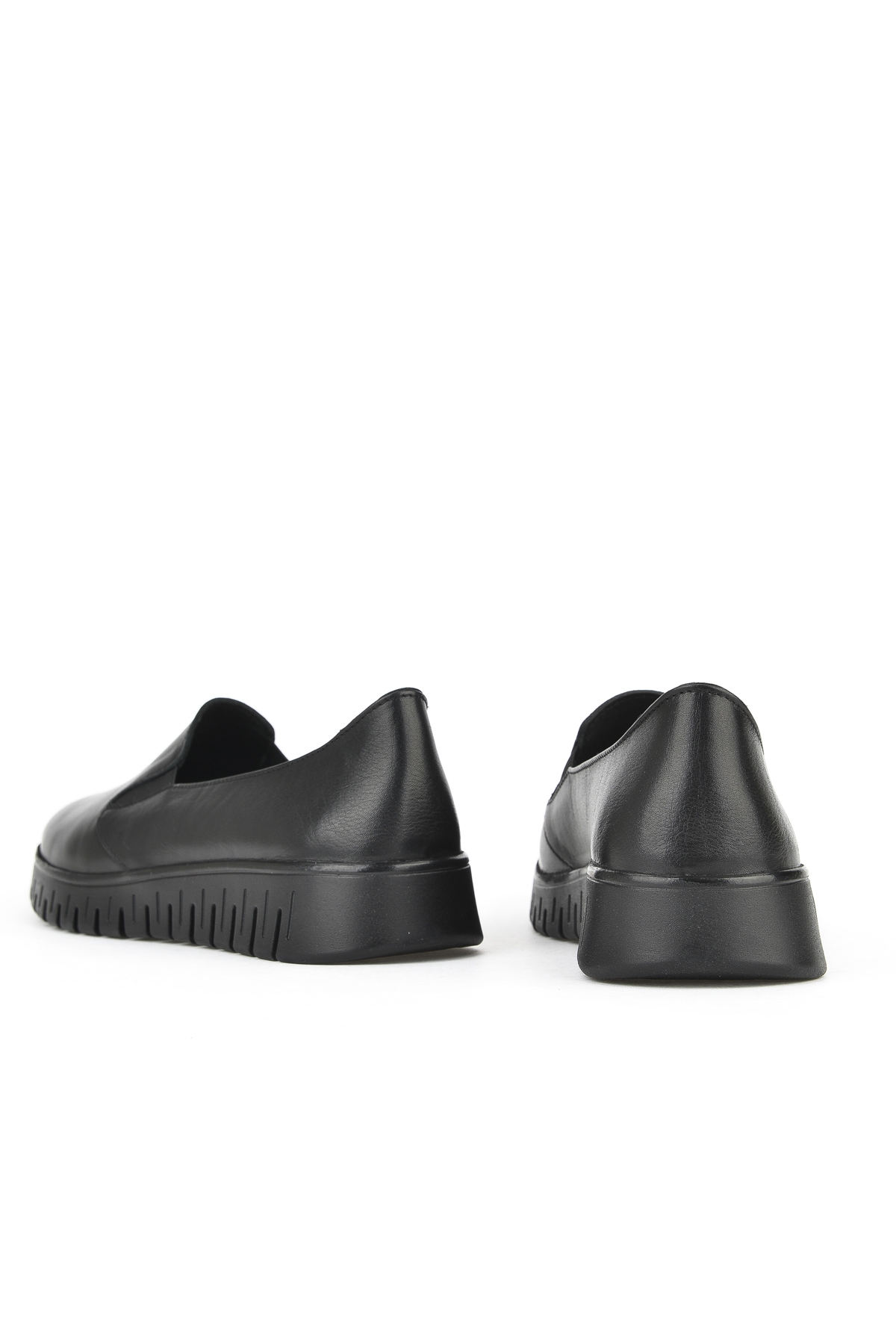 Kadın Hakiki Deri Konfor Ayakkabı 15355Z2765 Siyah - Görsel 4