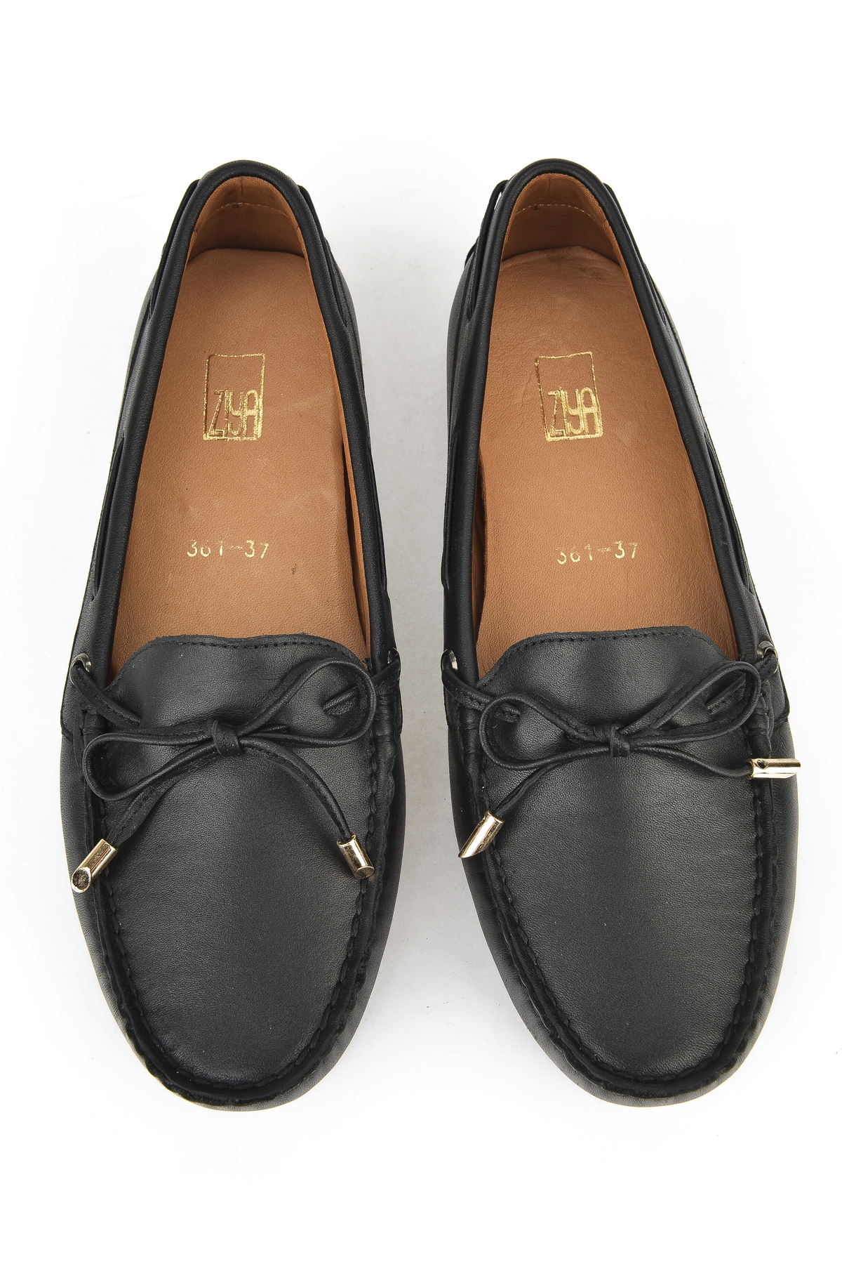 Kadın Hakiki Deri Ayakkabı 1511030Z361 Siyah - Görsel 6