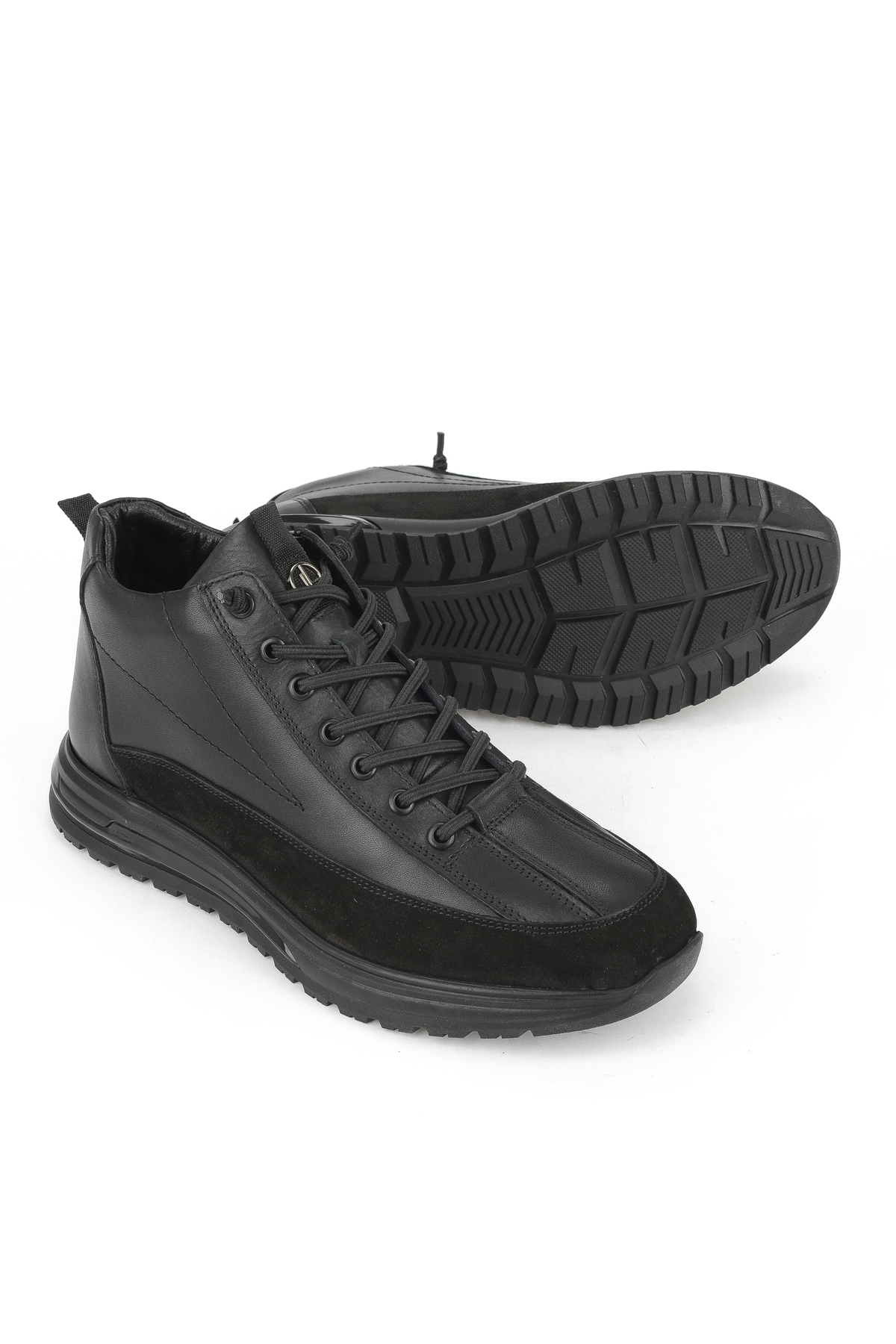 Erkek Hakiki Deri Bot 1531037Z2403 Siyah - Görsel 5