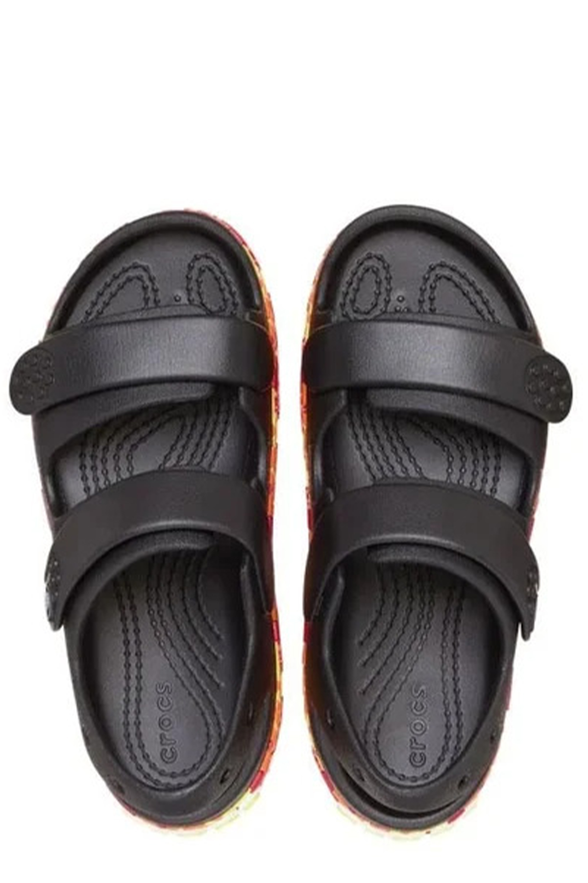 Crocband Cruiser Flames Çocuk Sandalet Siyah - Görsel 5