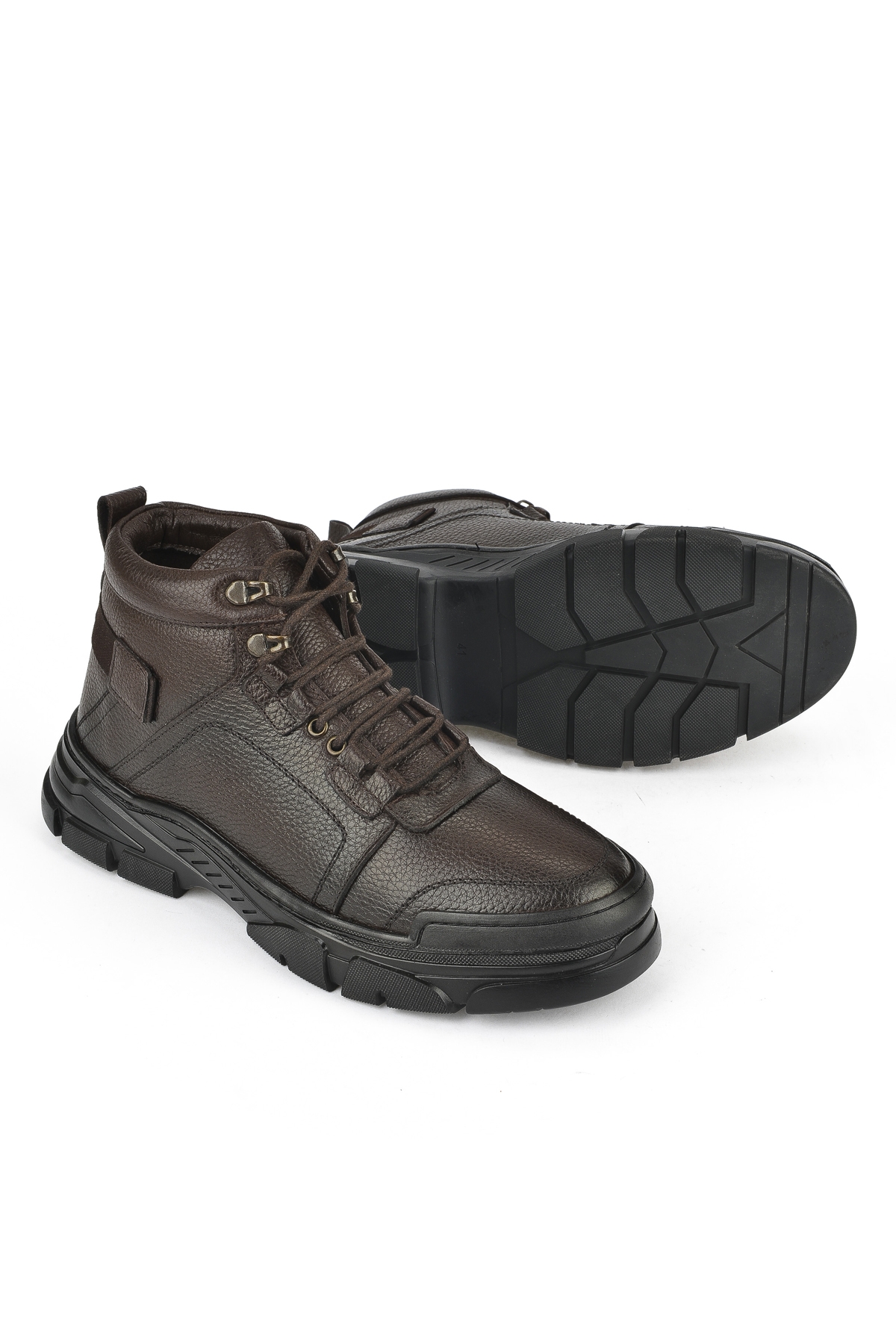 Erkek Hakiki Deri Bot 1531040ZK2311 Kahve - Görsel 5
