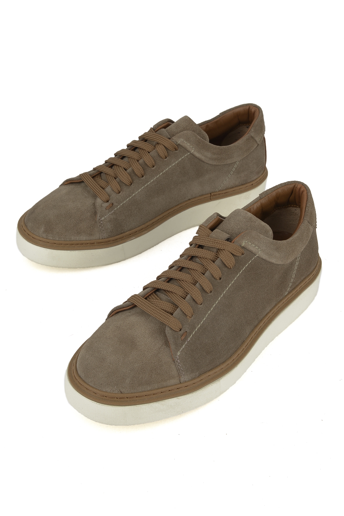 Erkek Hakiki Deri Sneaker 1531026ZH182 Kum - Görsel 6