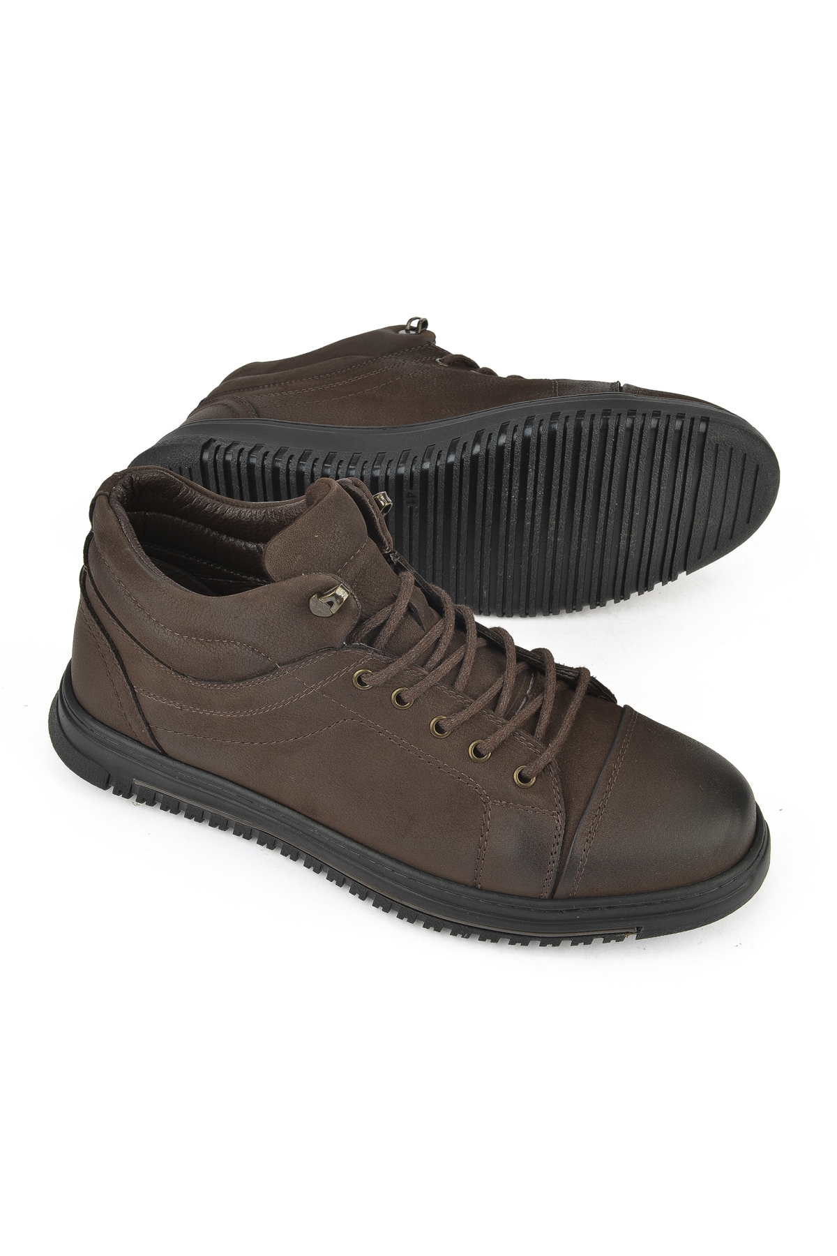 Erkek Hakiki Deri Bot 1531040ZK21022 Kahve - Görsel 5