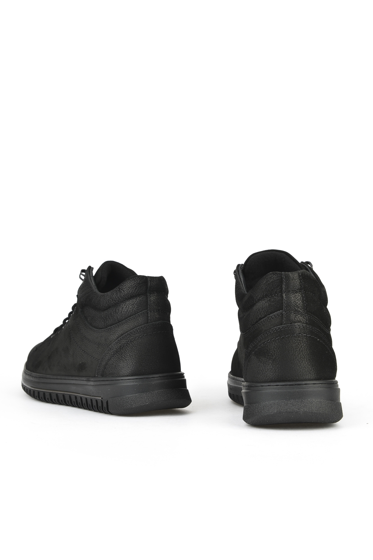 Erkek Hakiki Deri Bot 1531040ZK21022 Siyah - Görsel 4