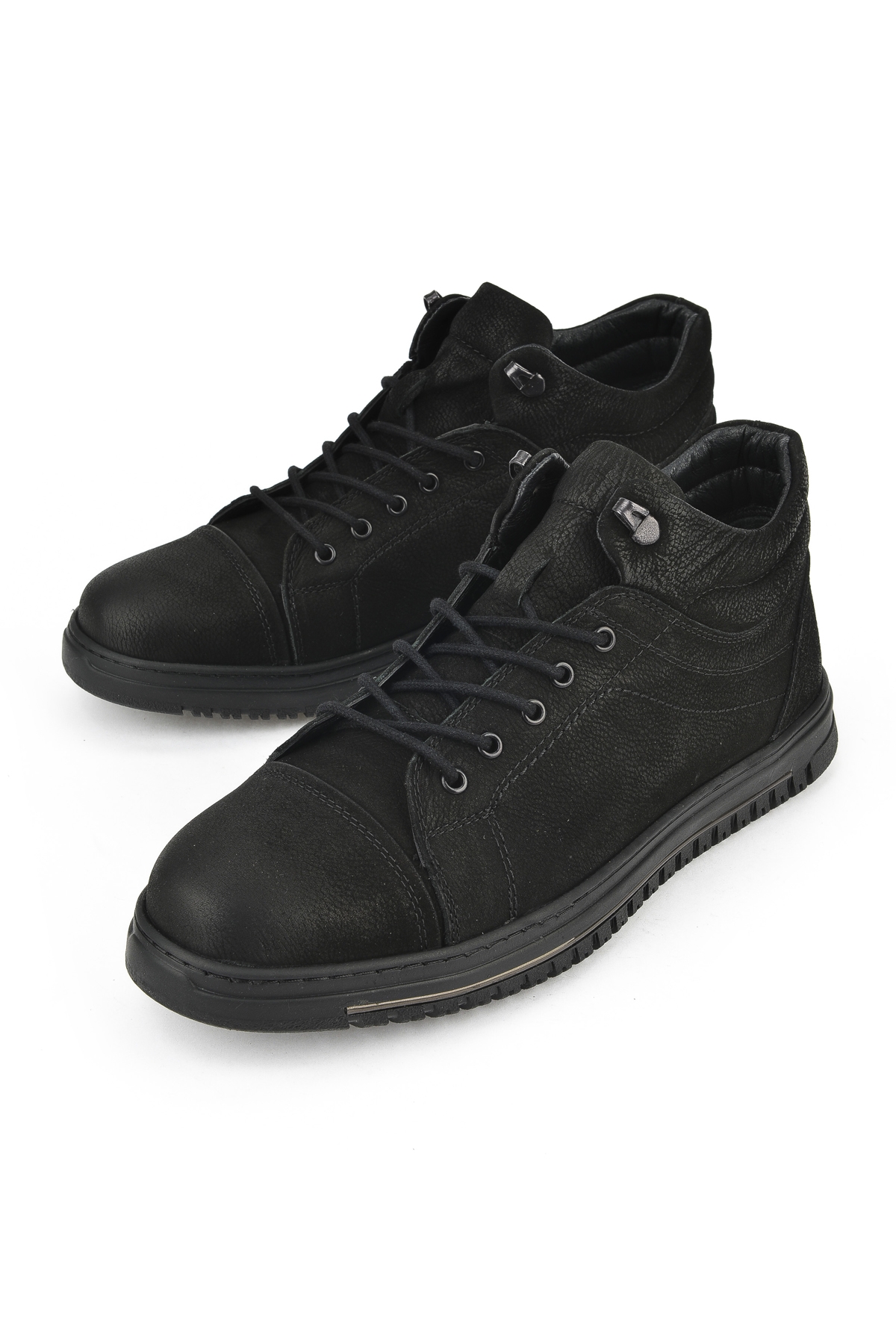 Erkek Hakiki Deri Bot 1531040ZK21022 Siyah - Görsel 6