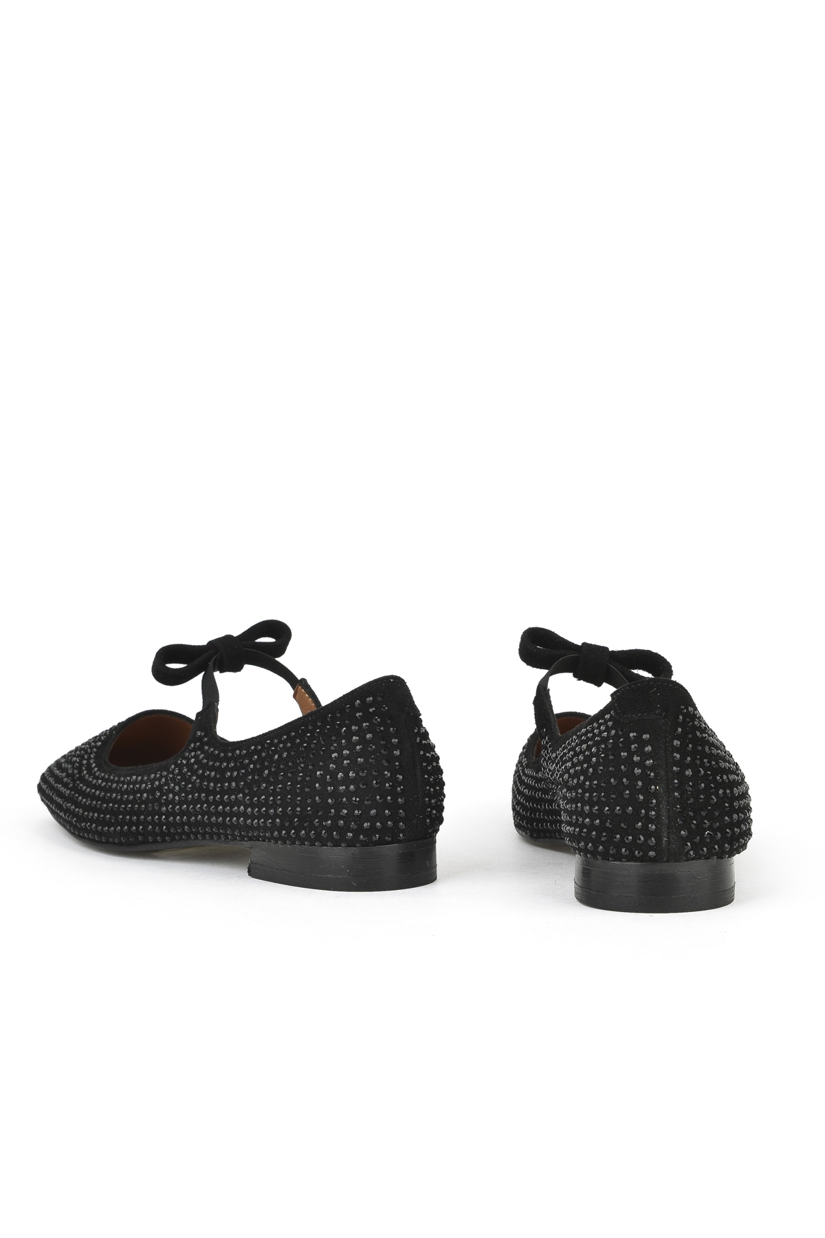 Kadın Hakiki Deri Babet 1531050Z25150444Y Siyah - Görsel 4