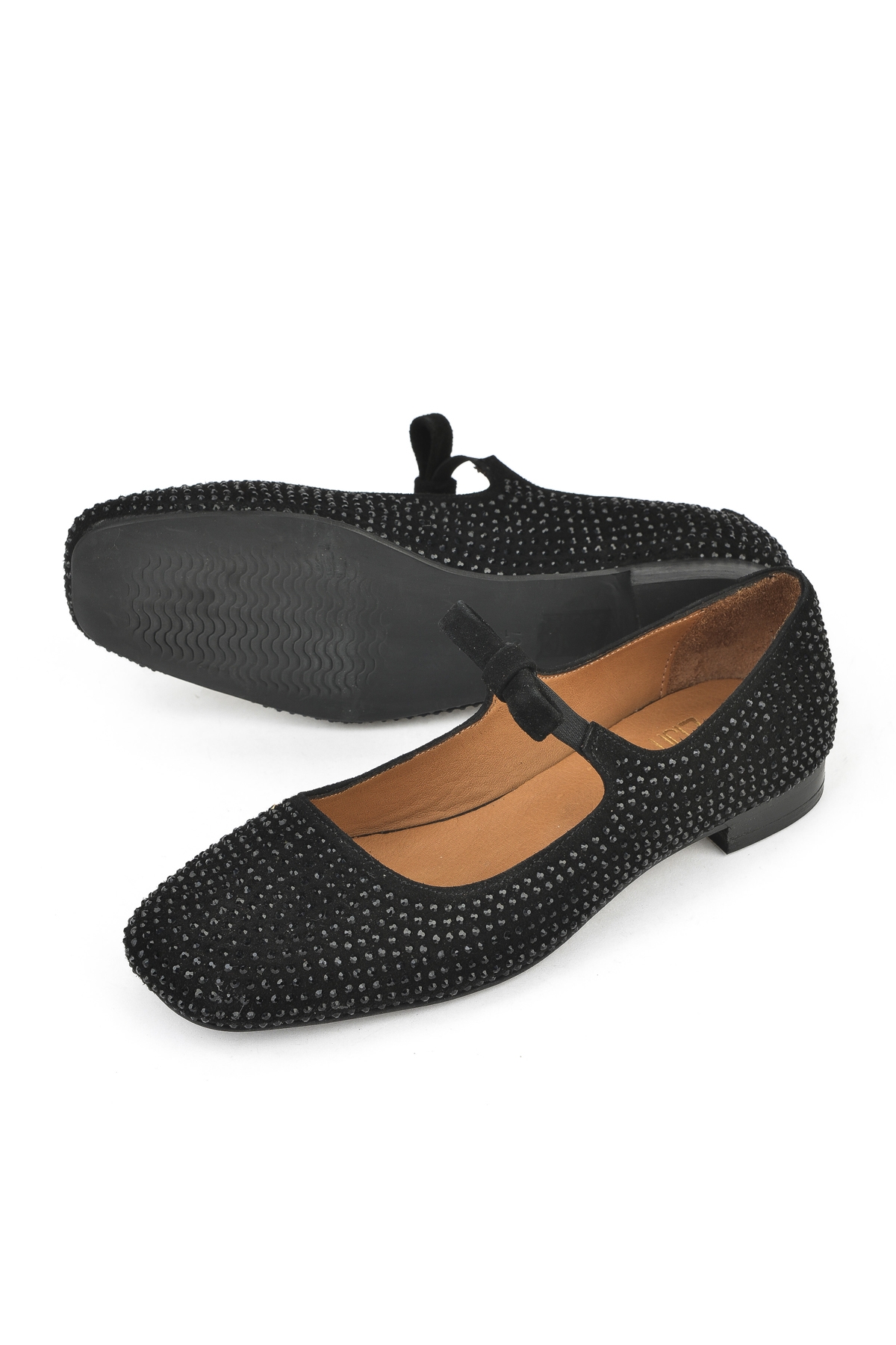 Kadın Hakiki Deri Babet 1531050Z25150444Y Siyah - Görsel 5