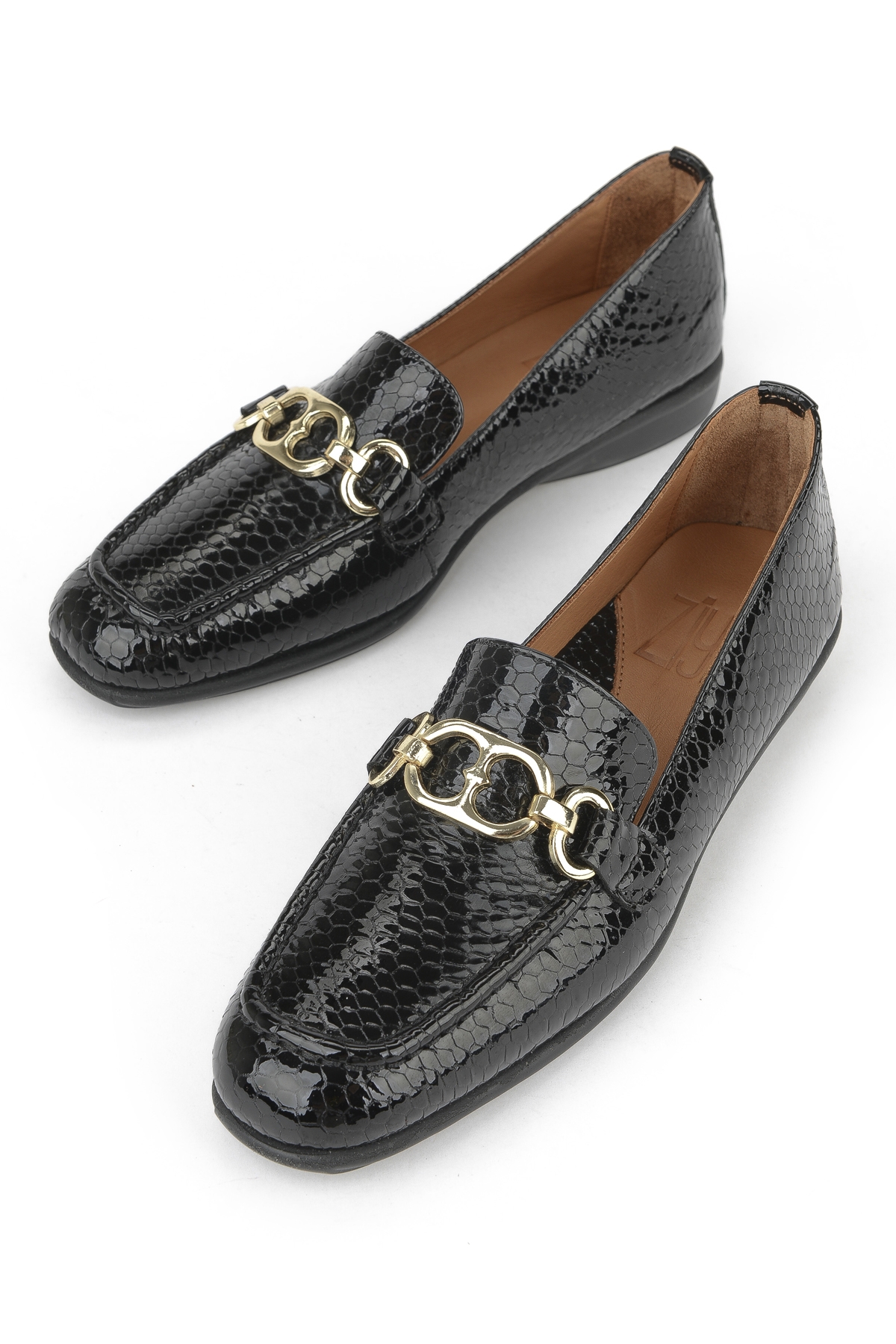 Kadın Hakiki Deri Ayakkabı 1531050Z26142209K Siyah - Görsel 7