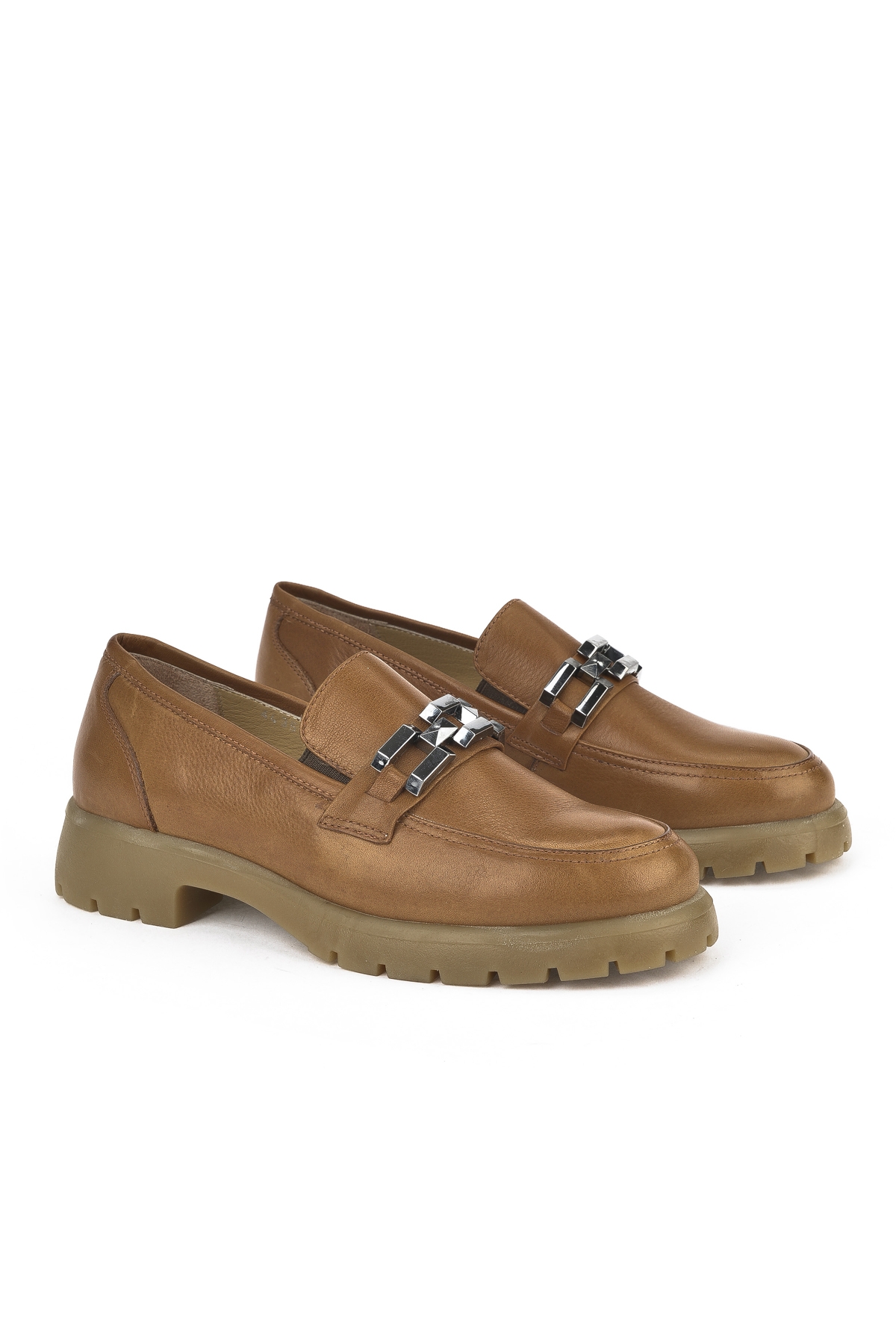 Kadın Hakiki Deri Ayakkabı 15319Z44353 Taba - Görsel 3