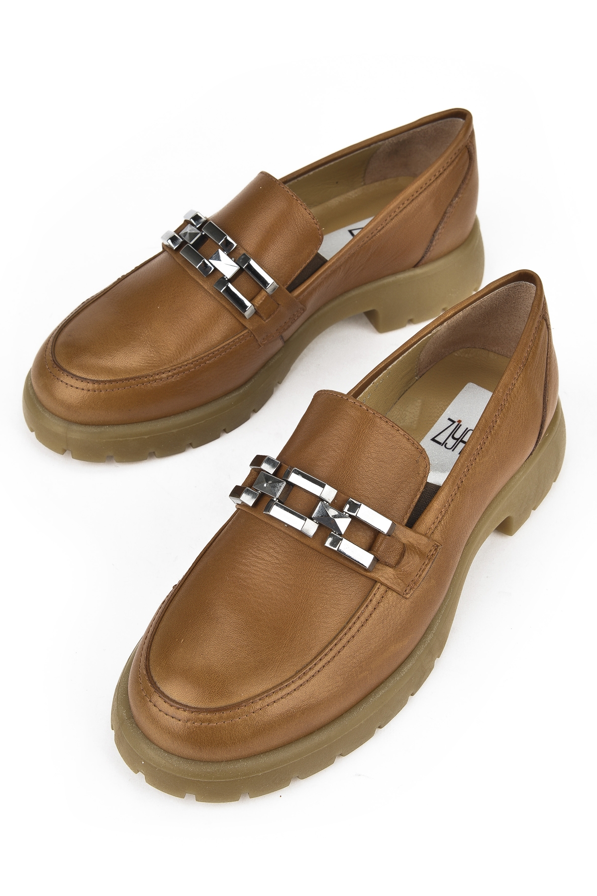 Kadın Hakiki Deri Ayakkabı 15319Z44353 Taba - Görsel 6