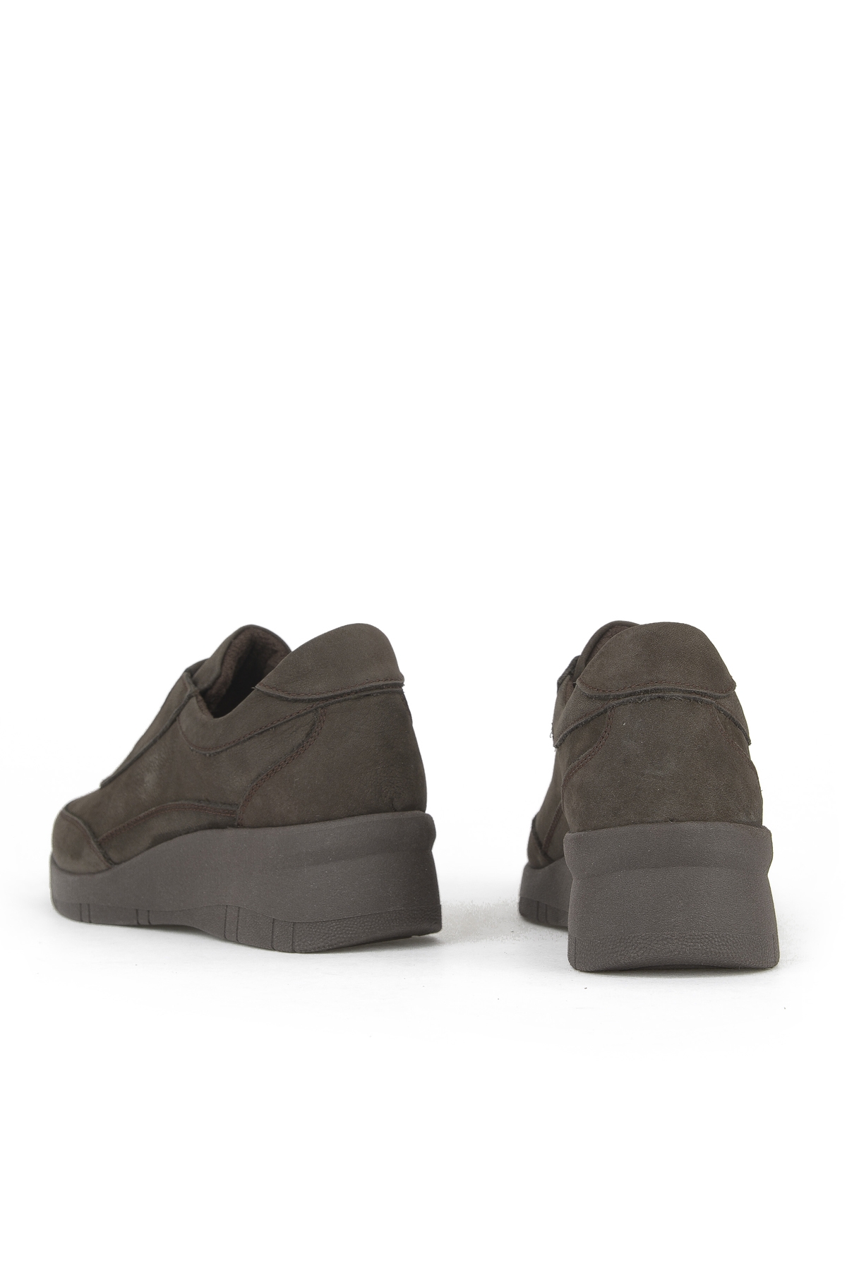 Kadın Hakiki Deri Konfor Ayakkabı 153359Z2202 Kahve - Görsel 4