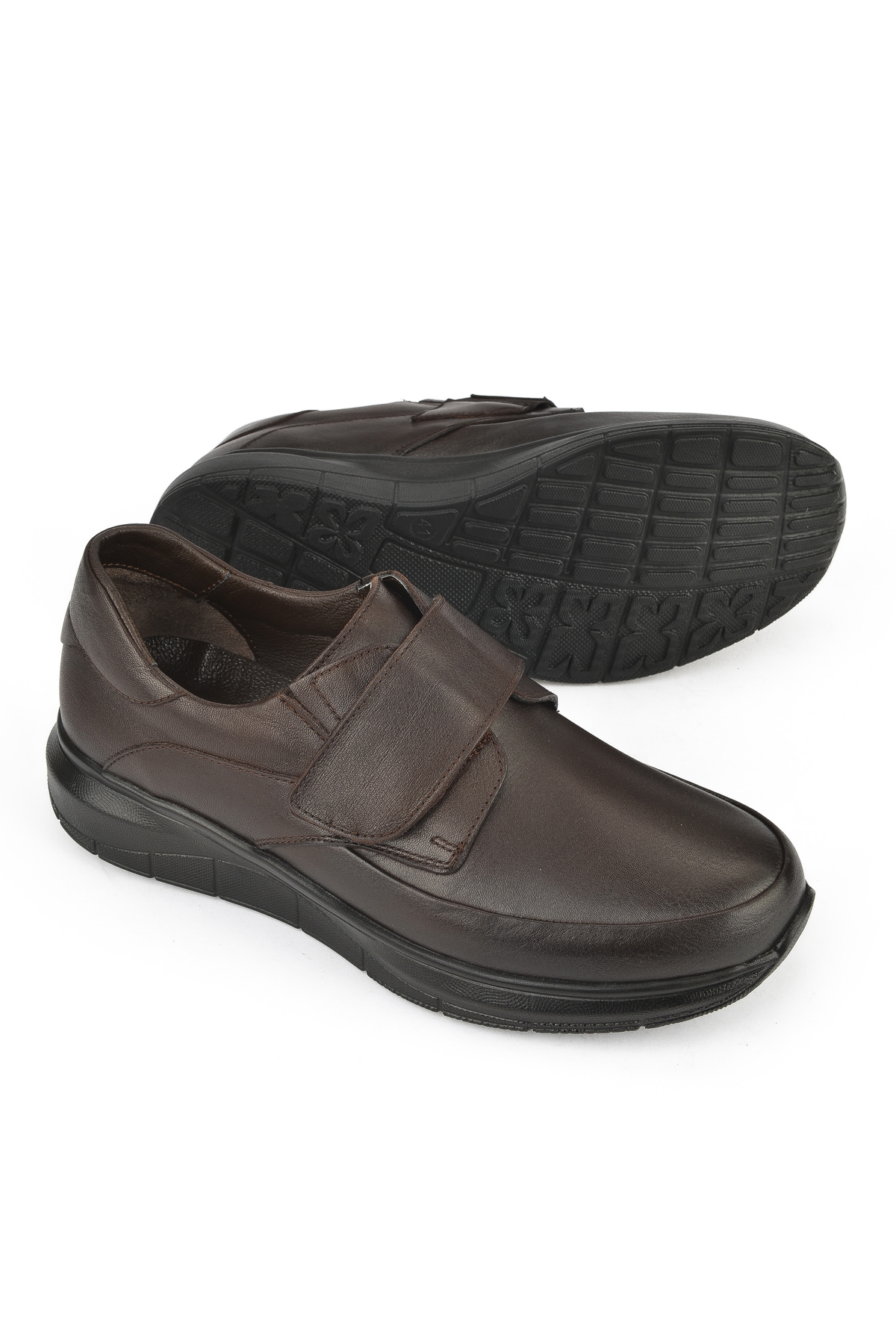 Erkek Hakiki Deri Konfor Ayakkabı 153123Z19003 Kahve - Görsel 5