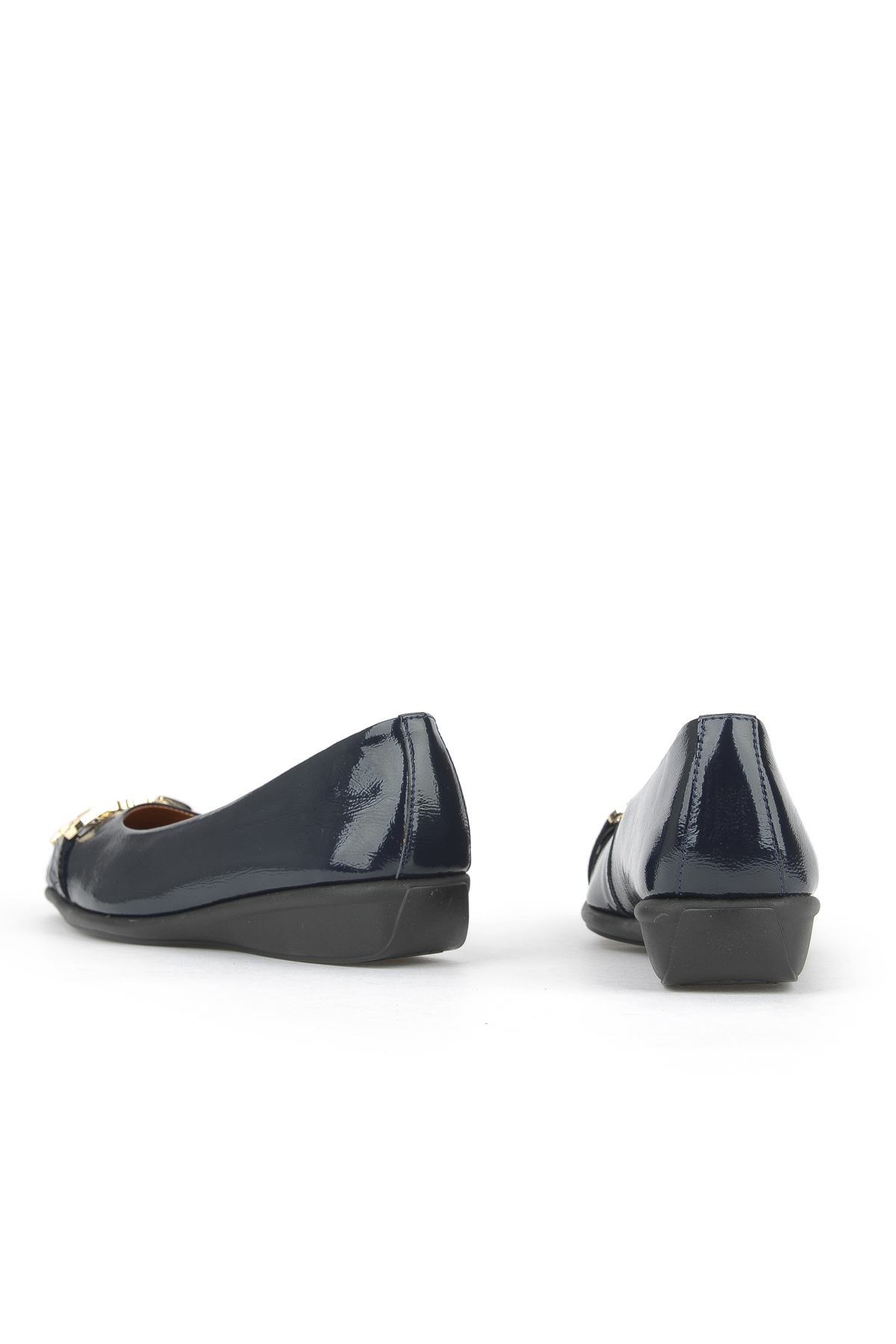 Kadın Hakiki Deri Babet 1531050Z26142208K Lacivert - Görsel 5