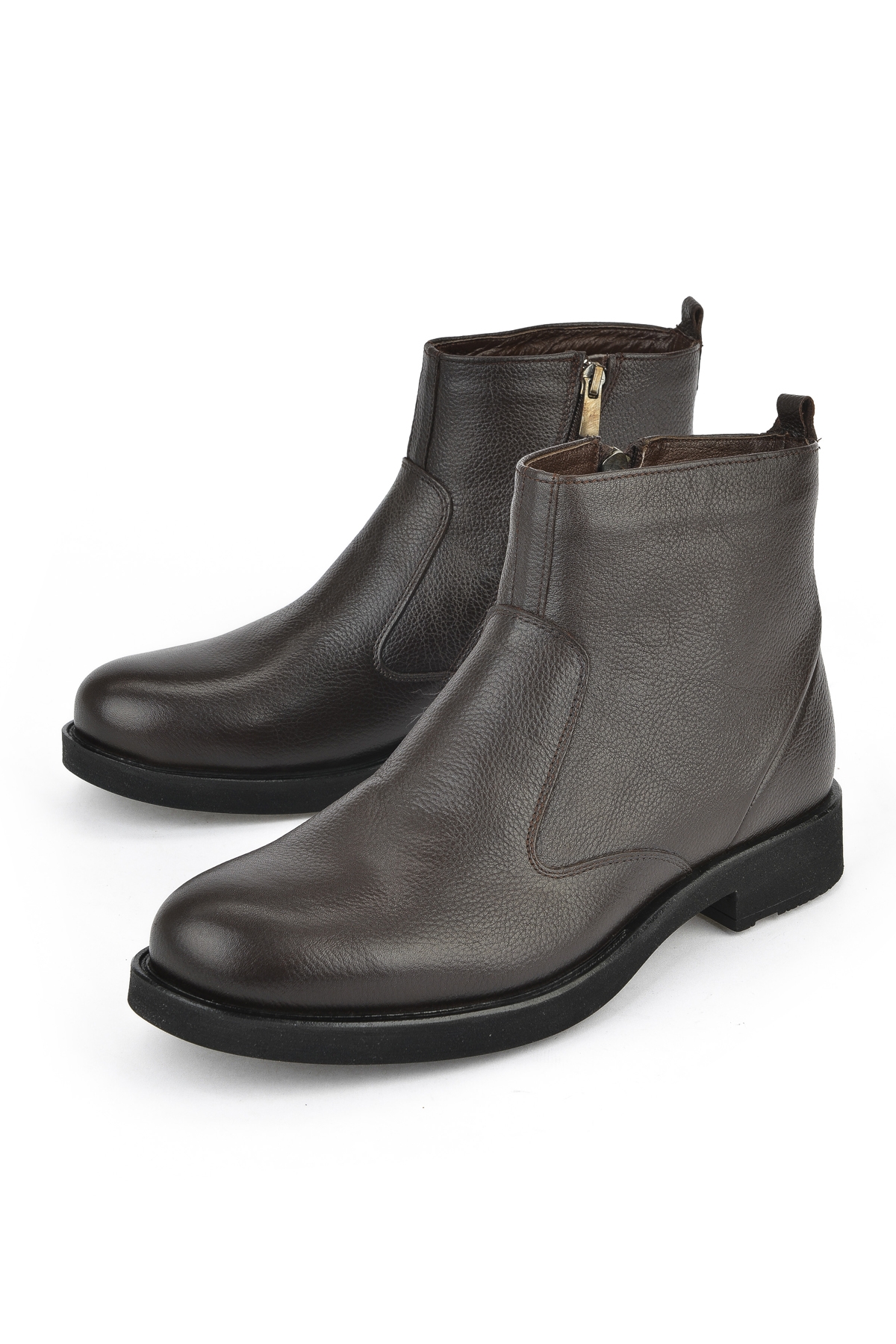 Erkek Hakiki Deri Bot 15319Z7113 Kahve - Görsel 6