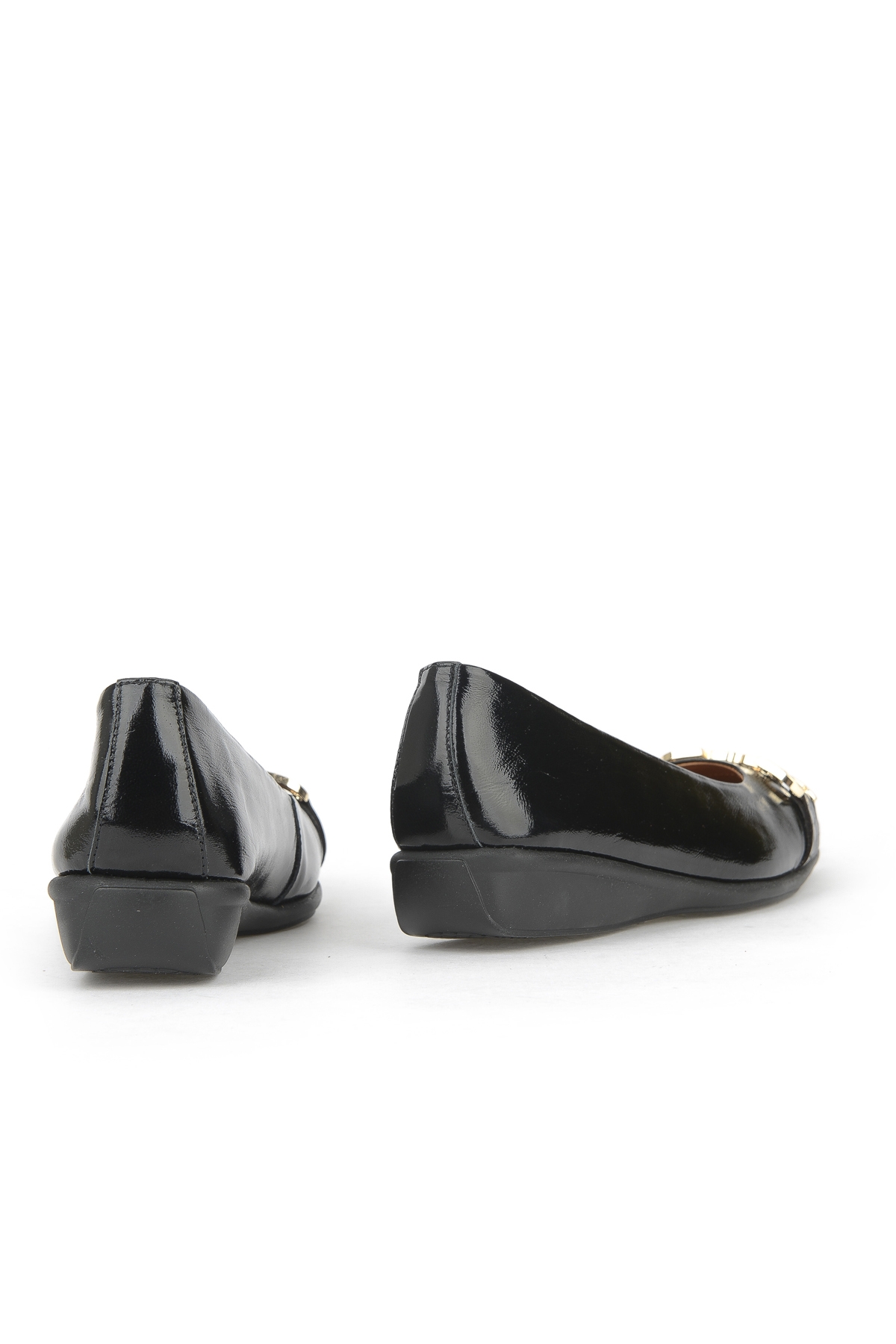 Kadın Hakiki Deri Babet 1531050Z26142208K Siyah - Görsel 5