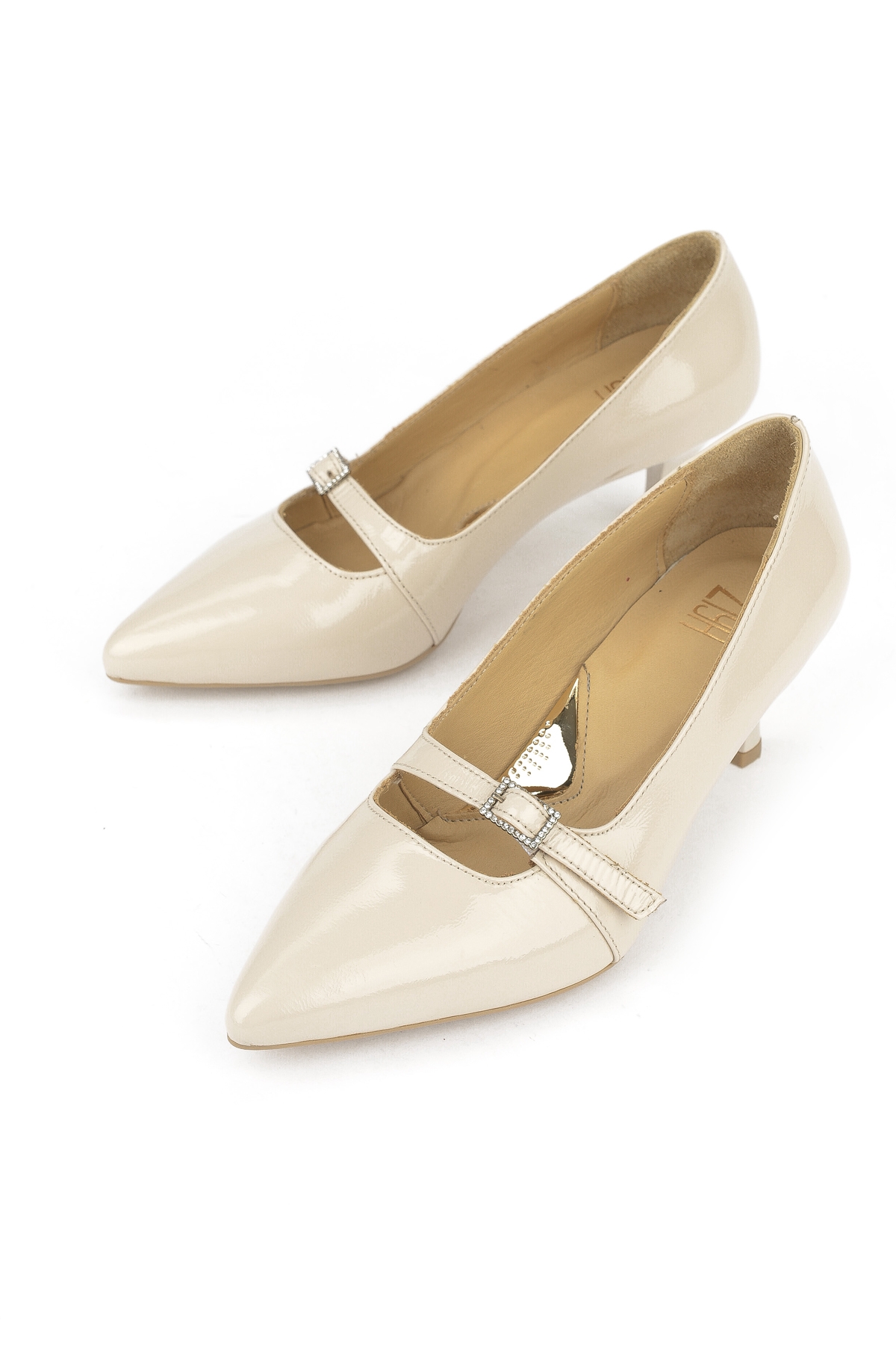 Kadın Hakiki Deri Ayakkabı 1531050Z26105007K Bej - Görsel 6