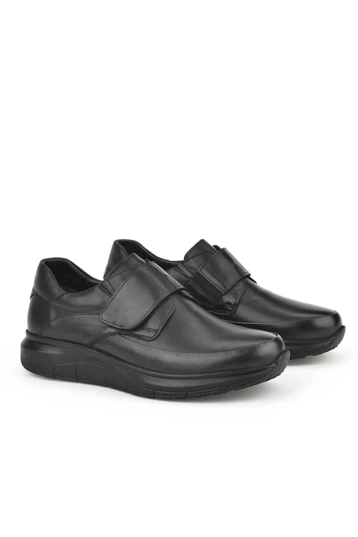 Erkek Hakiki Deri Konfor Ayakkabı 153123Z19003 Siyah - Görsel 3