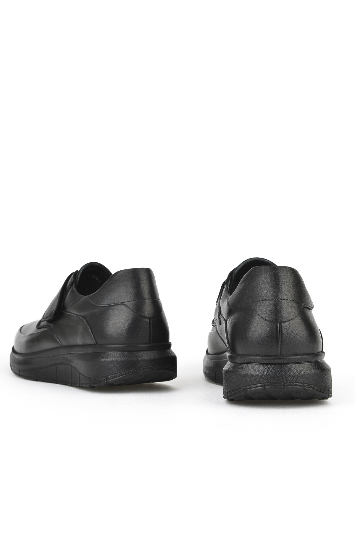 Erkek Hakiki Deri Konfor Ayakkabı 153123Z19003 Siyah - Görsel 4