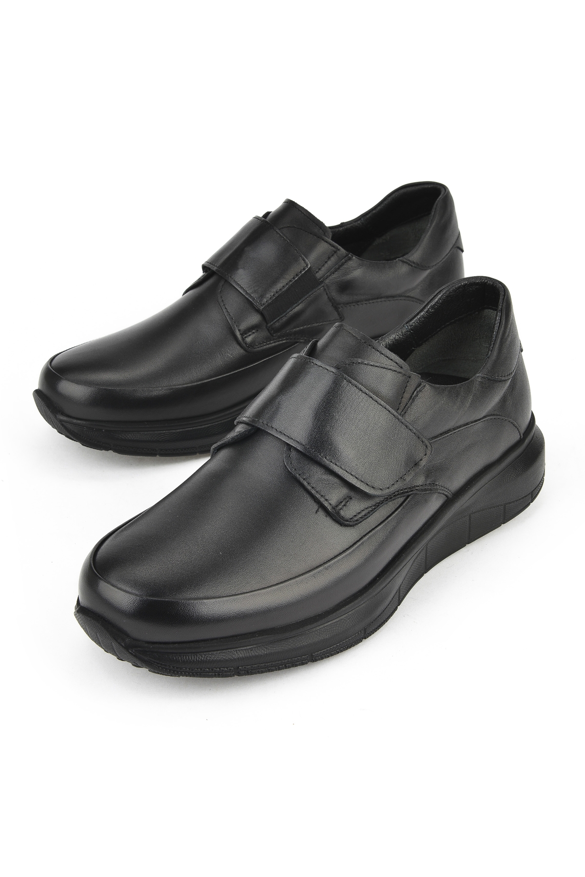 Erkek Hakiki Deri Konfor Ayakkabı 153123Z19003 Siyah - Görsel 6