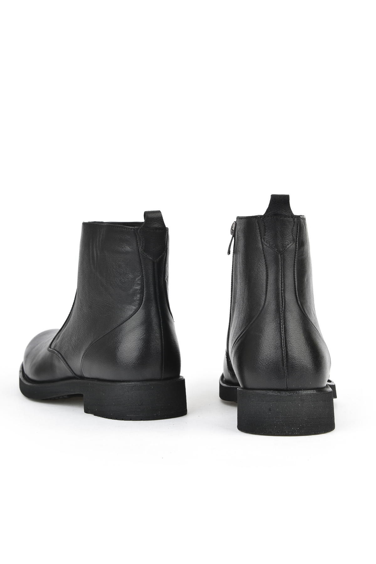 Erkek Hakiki Deri Bot 15319Z7113 Siyah - Görsel 4
