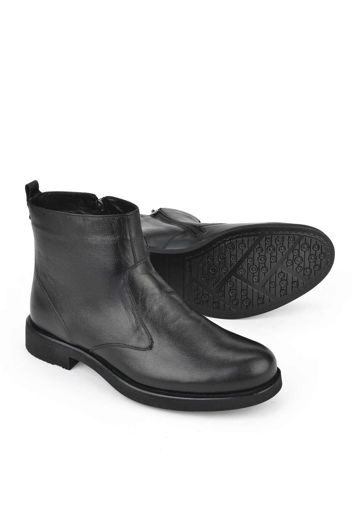 Erkek Hakiki Deri Bot 15319Z7113 Siyah - Görsel 5