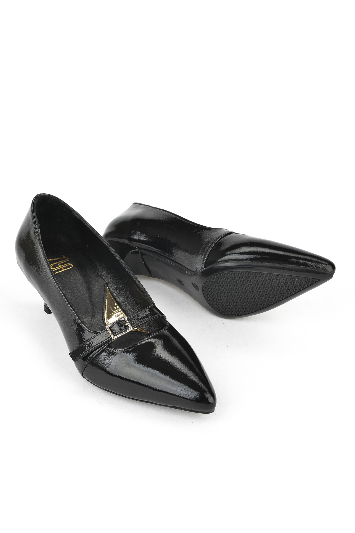 Kadın Hakiki Deri Ayakkabı 1531050Z26105007K Siyah - Görsel 5