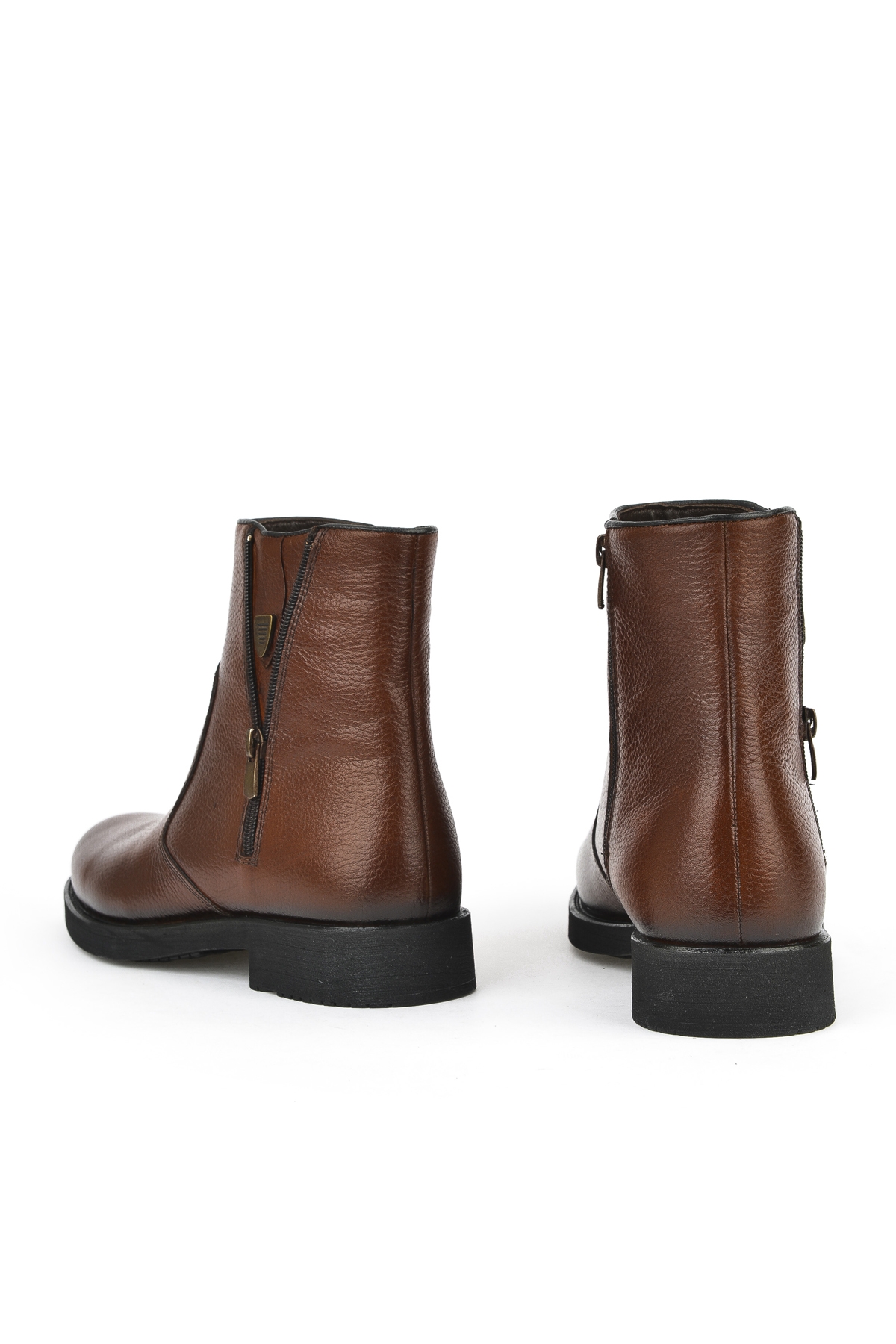 Erkek Hakiki Deri Bot 15319Z2160 Taba - Görsel 4