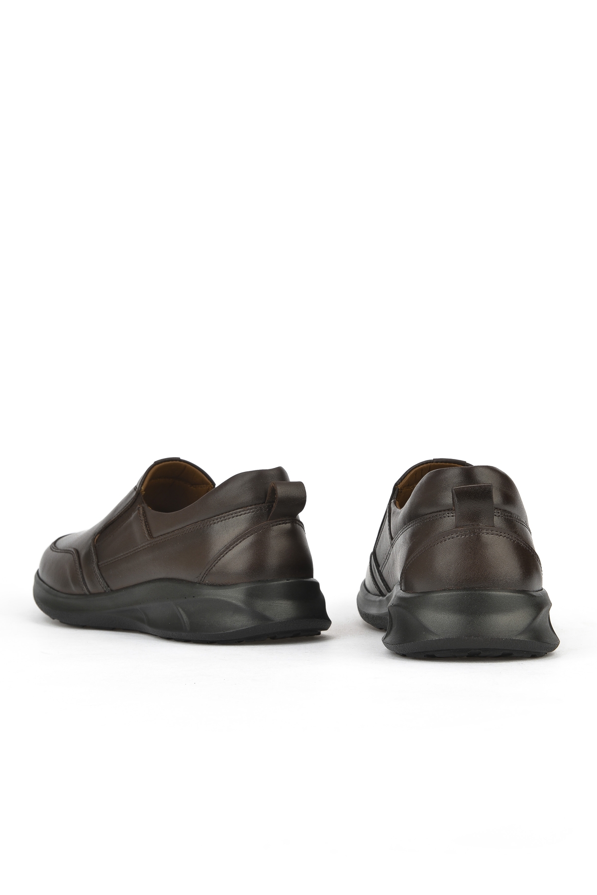 Erkek Hakiki Deri Konfor Ayakkabı 1531055Z1060 Kahve - Görsel 4