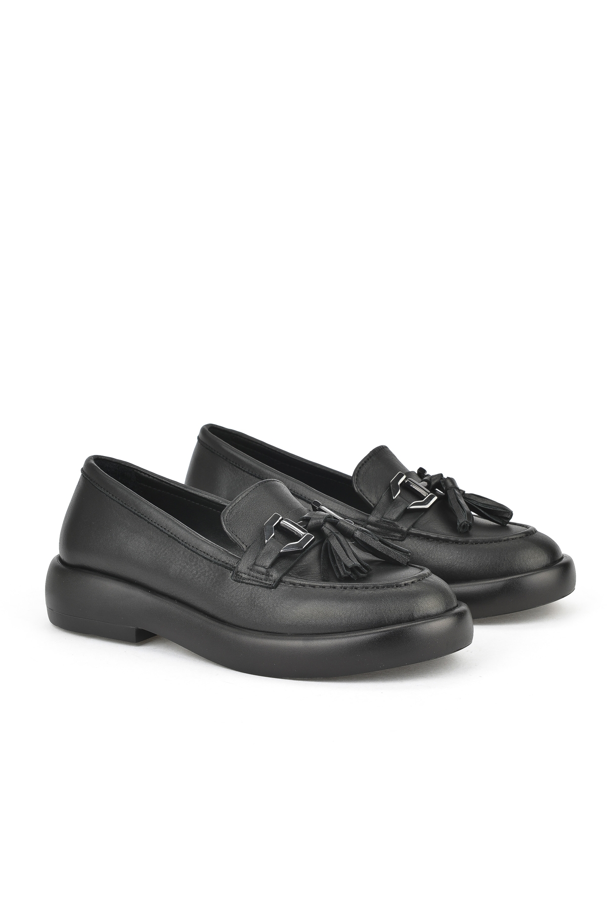 Kadın Hakiki Deri Ayakkabı 1531050Z26102309K Siyah - Görsel 3