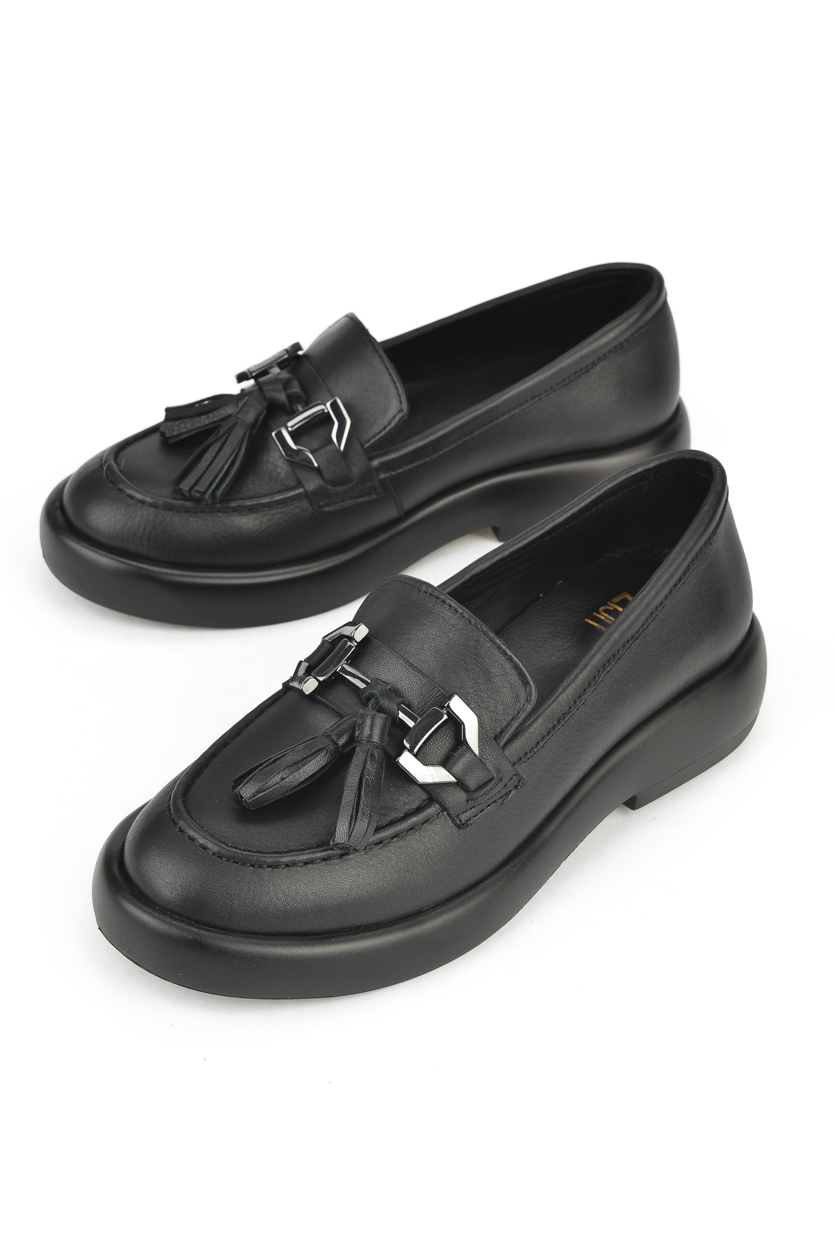 Kadın Hakiki Deri Ayakkabı 1531050Z26102309K Siyah - Görsel 6
